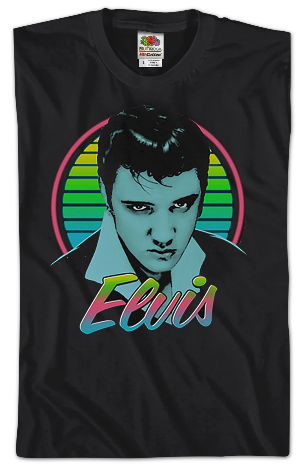 Neon Elvis Presley T-Shirt - Image 2