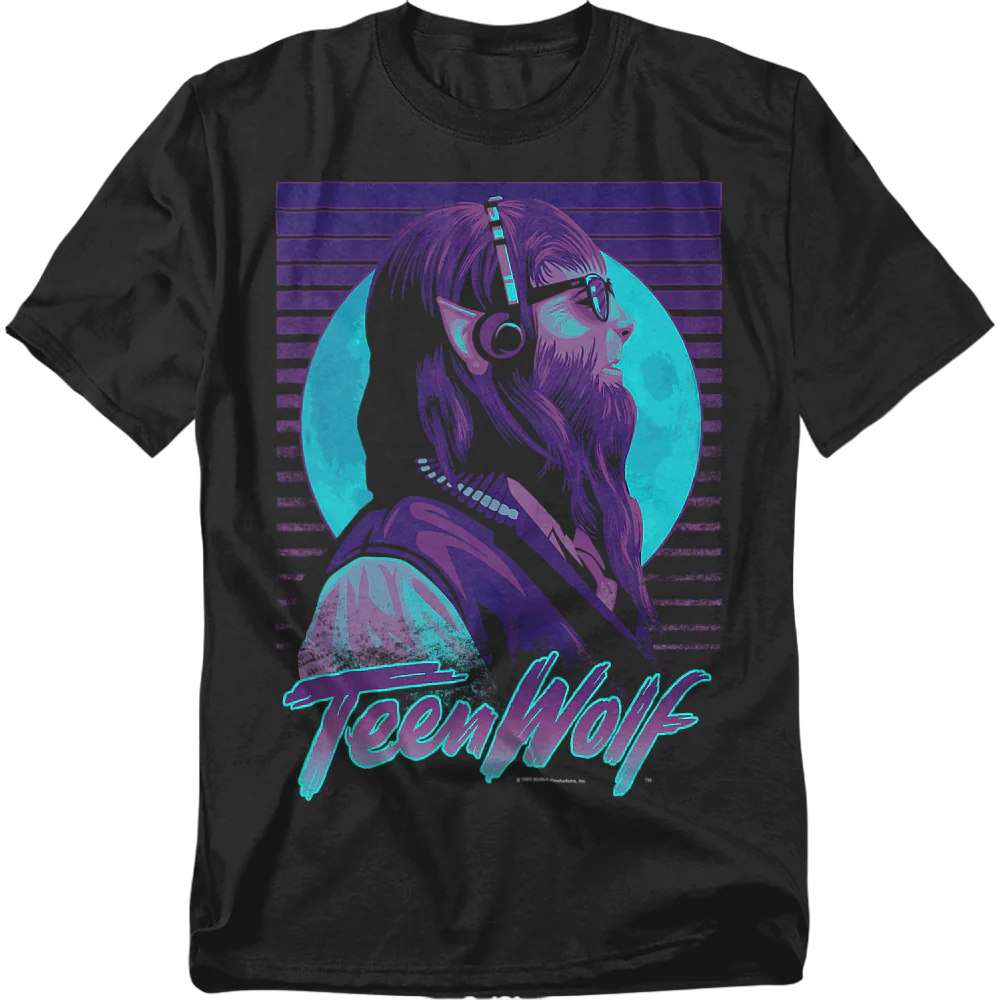 Neon Headphones Teen Wolf T-Shirt