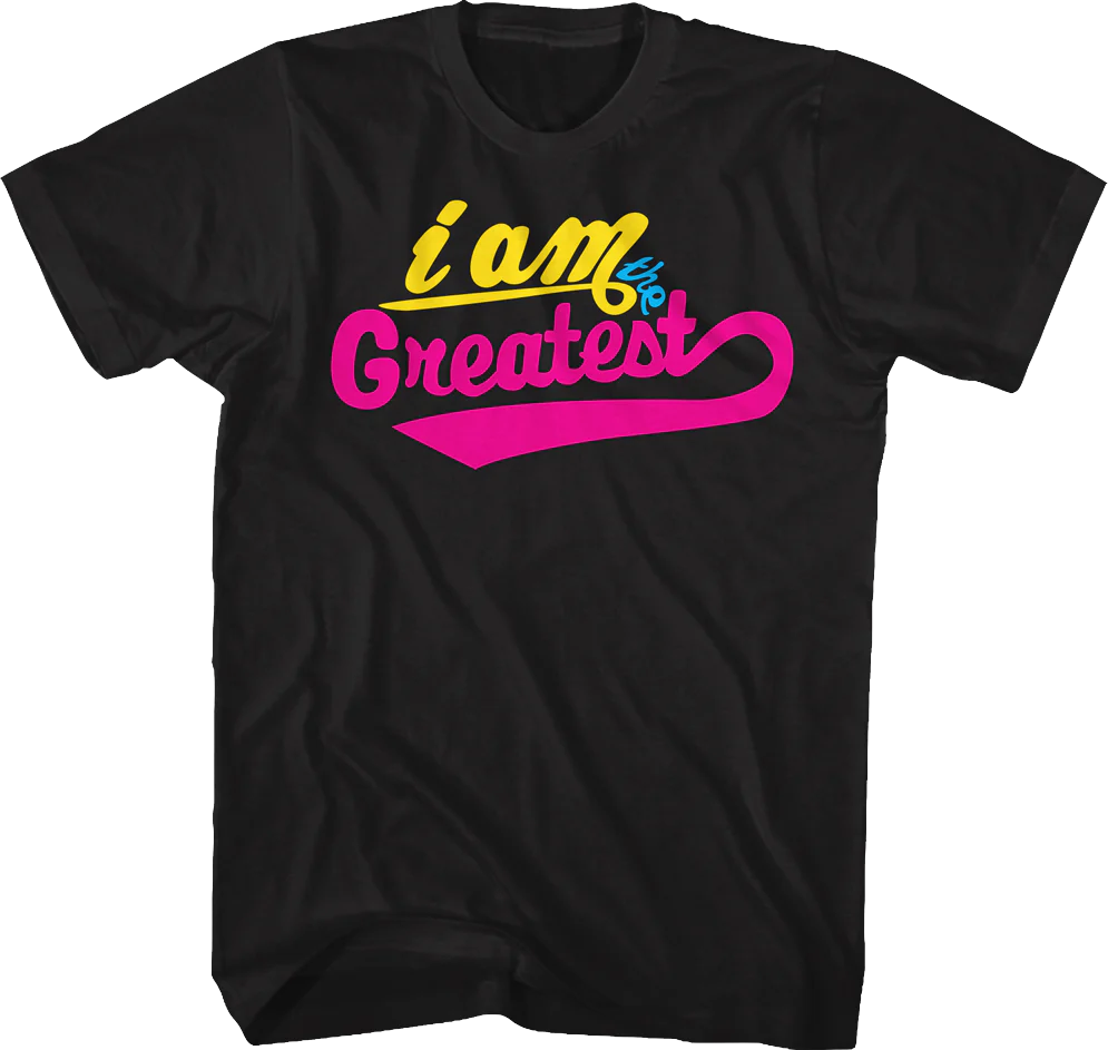 Neon I Am The Greatest Muhammad Ali T-Shirt
