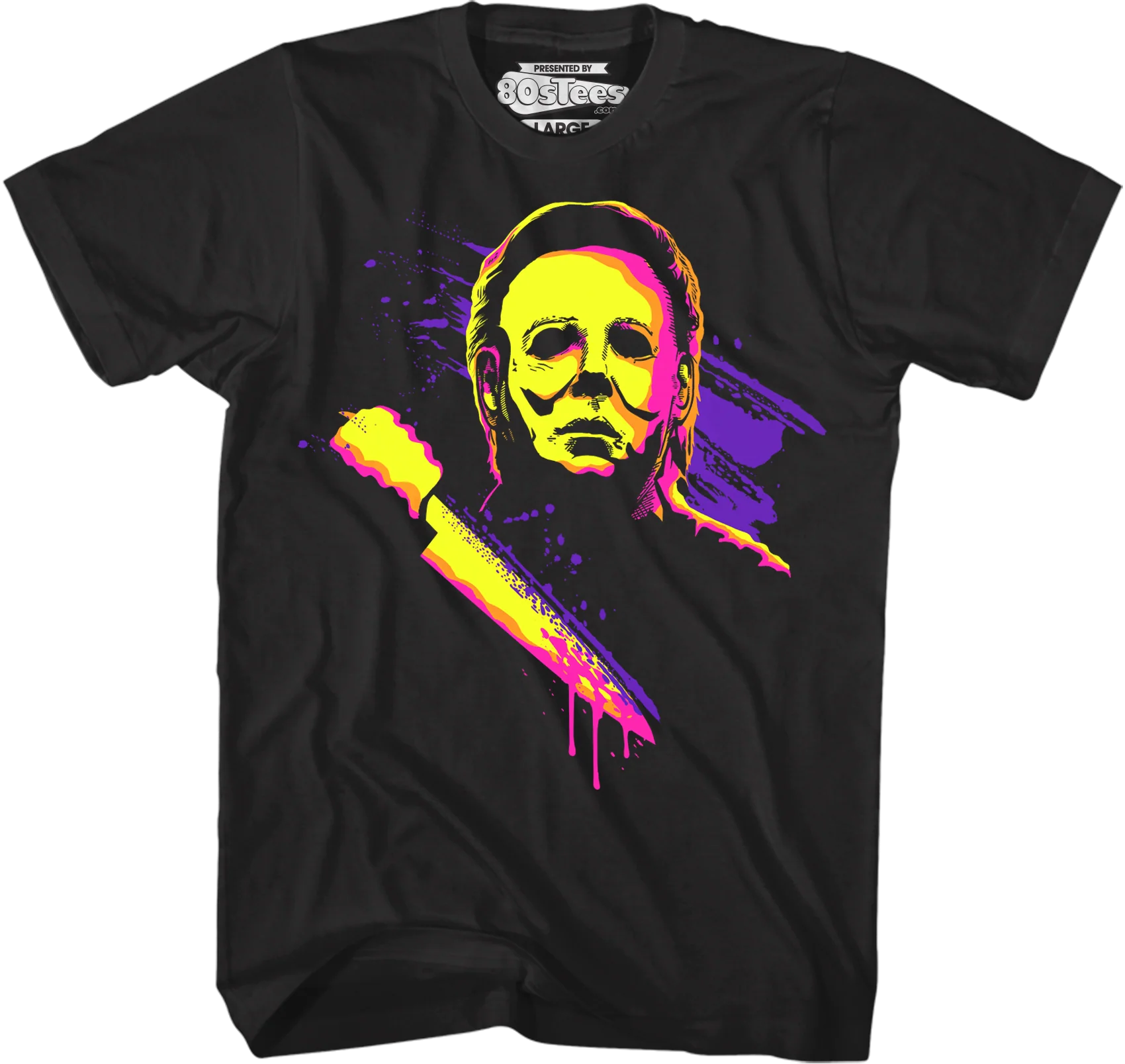 Neon Michael Myers Halloween T-Shirt