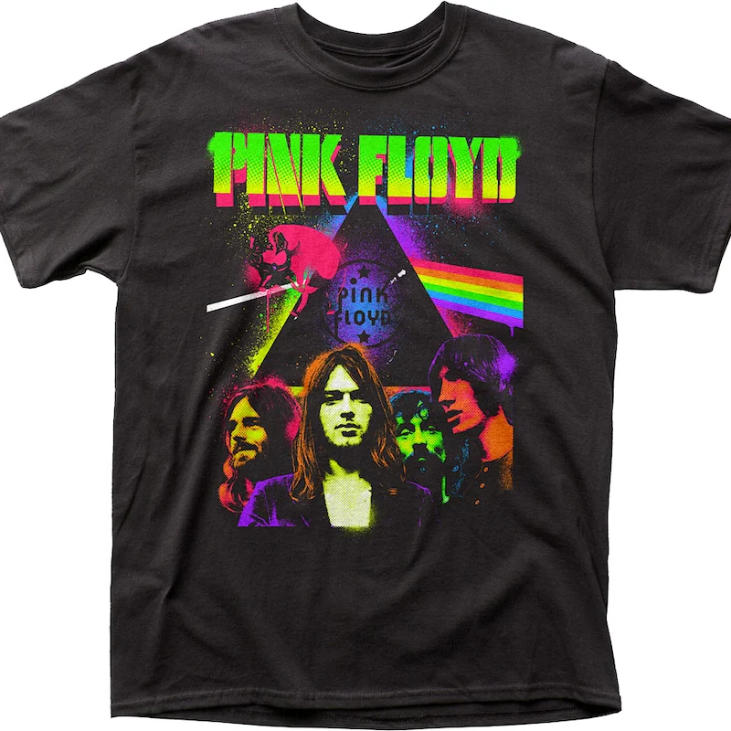 Neon Paint Pink Floyd T-Shirt
