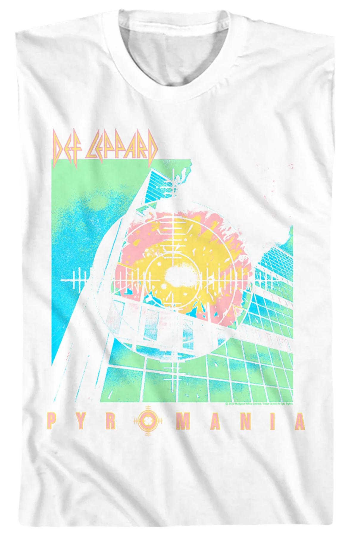 Neon Pyromania Def Leppard T-Shirt - Image 2
