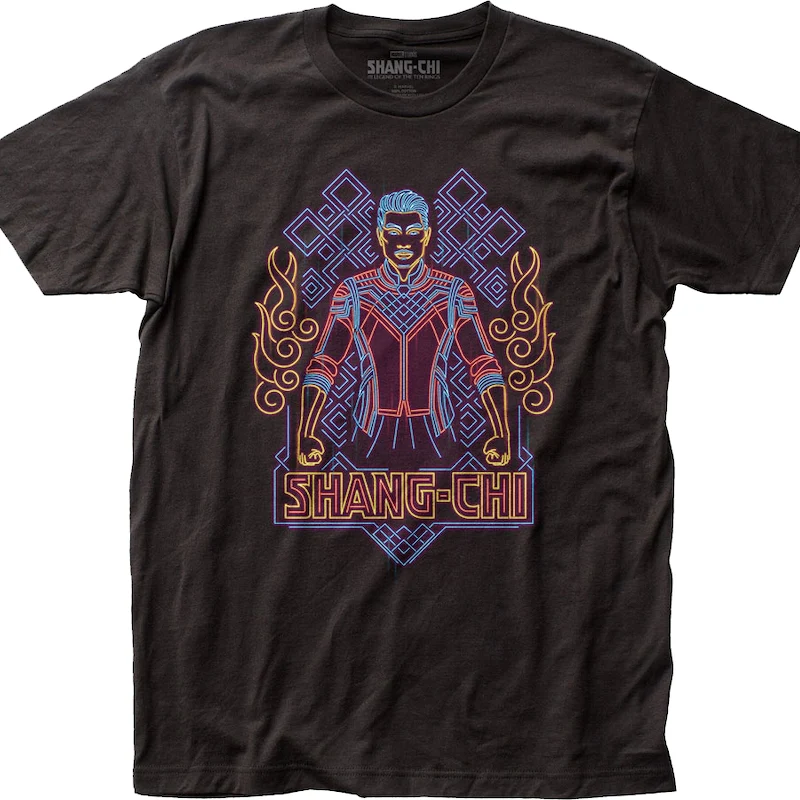 Neon Shang-Chi Marvel Comics T-Shirt