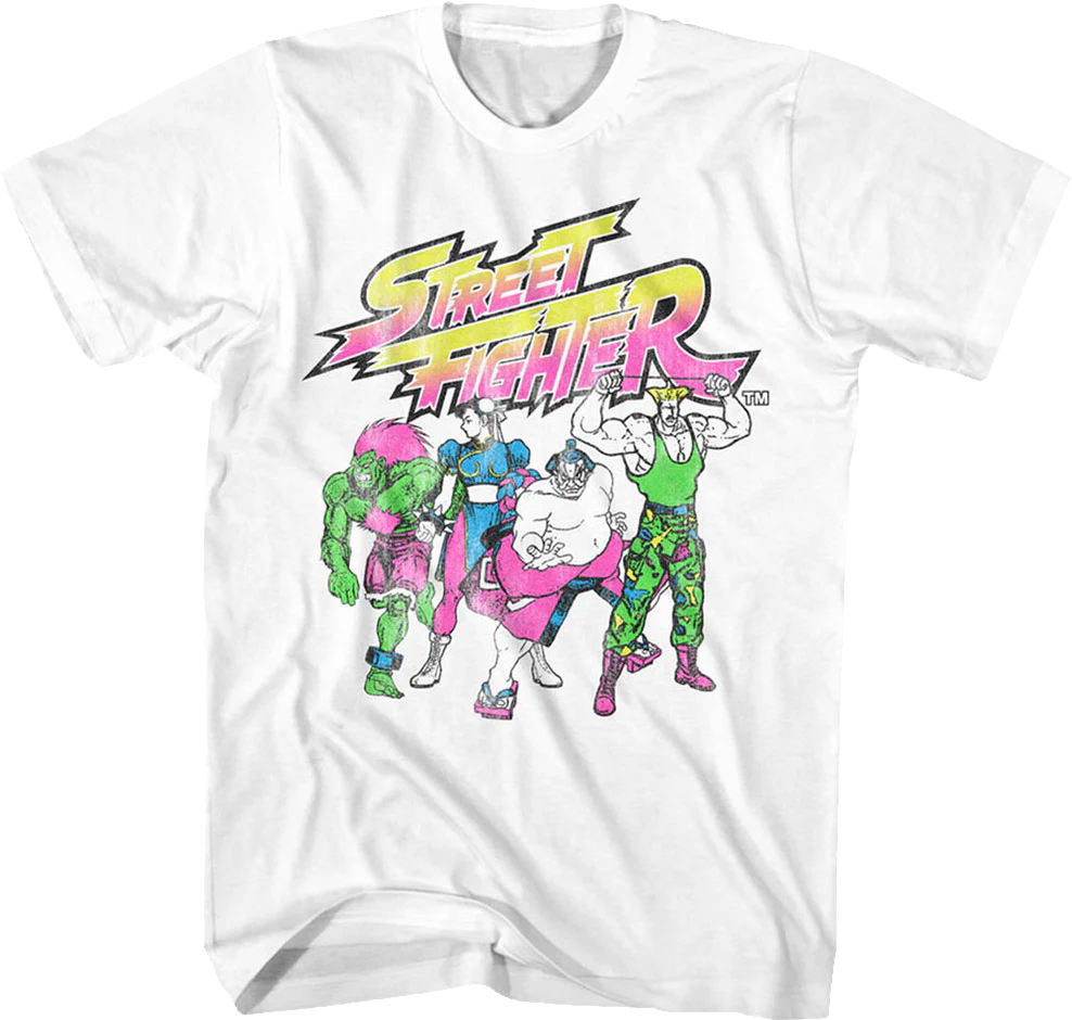 Neon Street Fighter T-Shirt