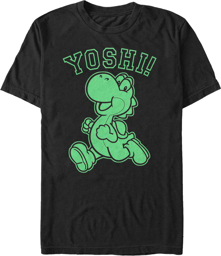 Neon Yoshi Super Mario Bros. T-Shirt