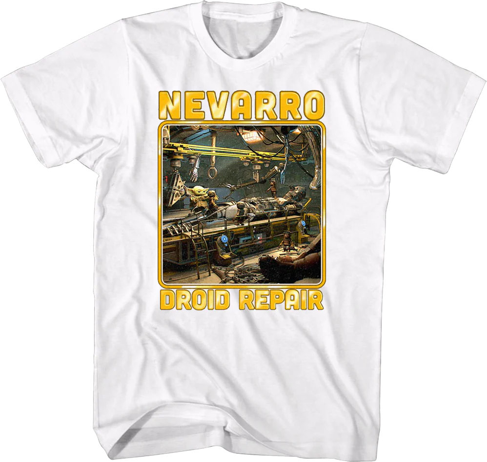 Nevarro Droid Repair The Mandalorian Star Wars T-Shirt