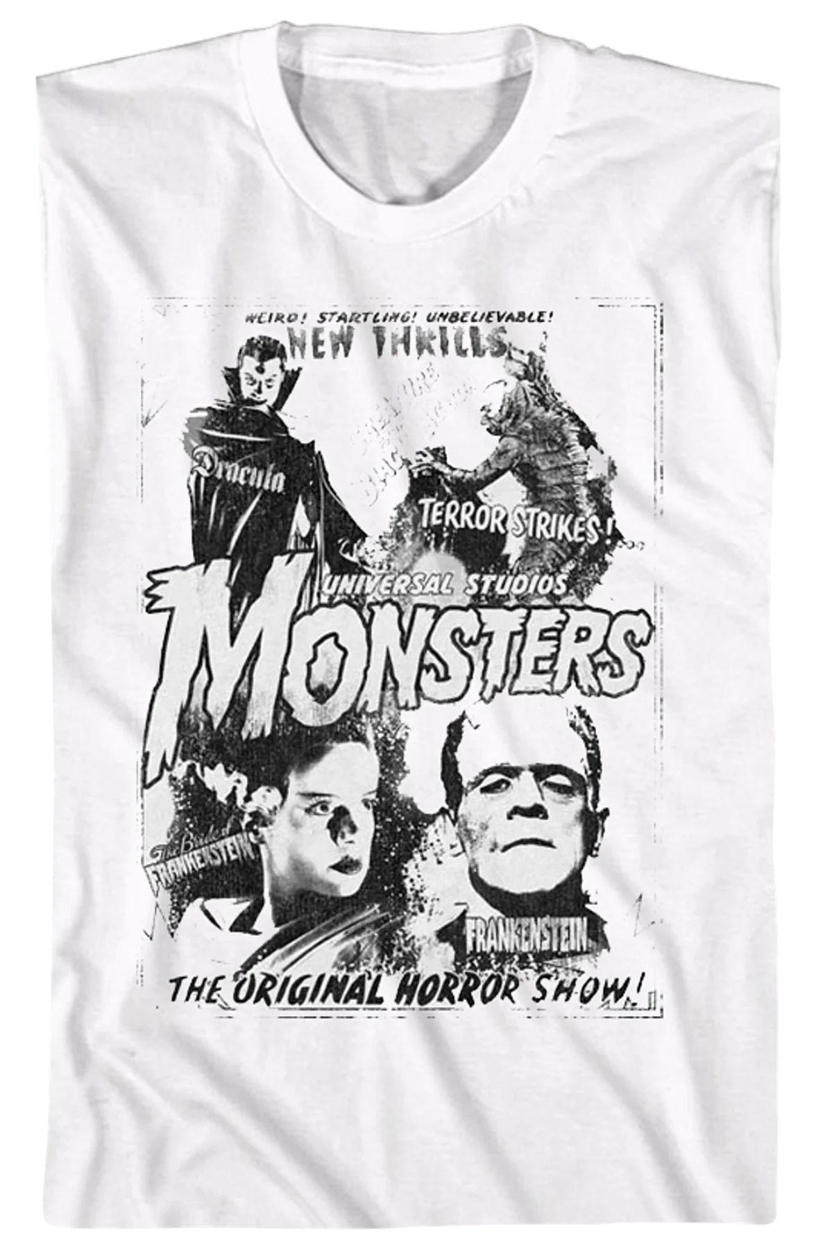 New Thrills Universal Monsters T-Shirt - Image 2