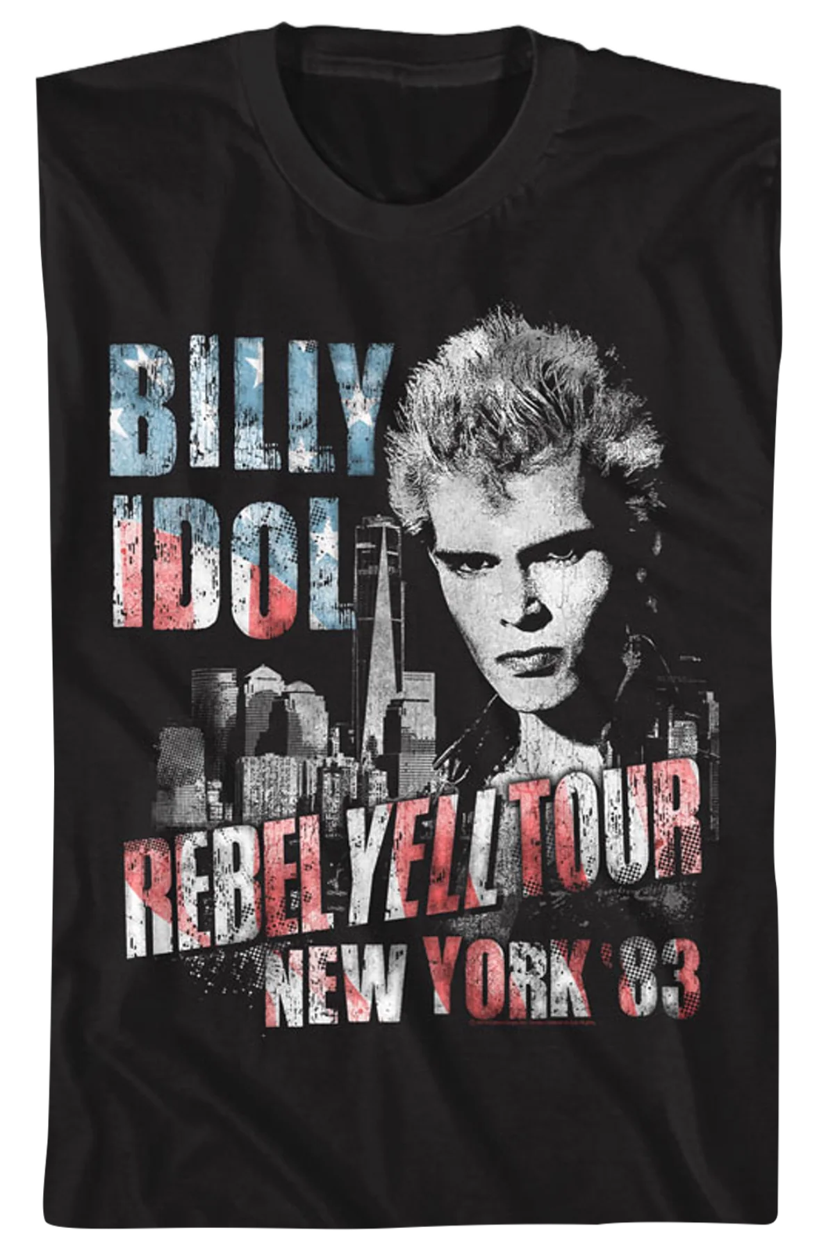 New York '83 Billy Idol T-Shirt - Image 2