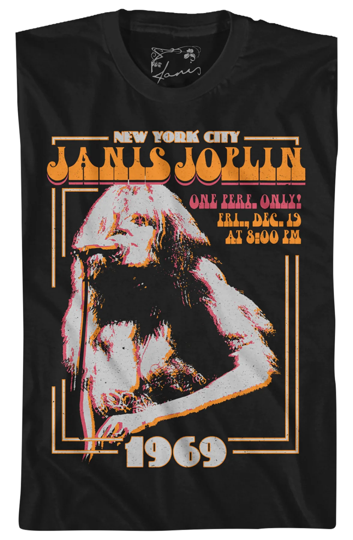 New York City Janis Joplin T-Shirt - Image 2