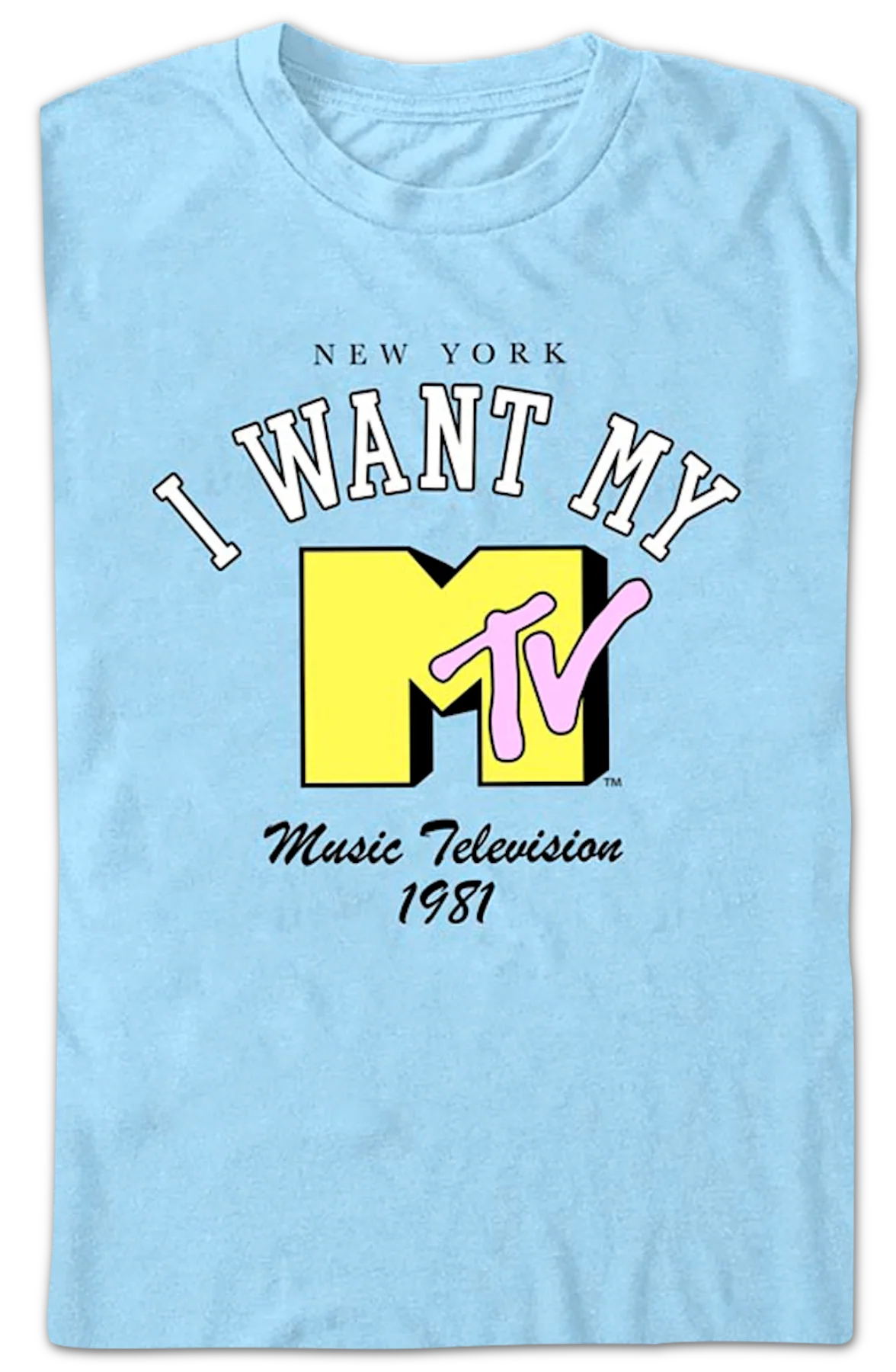 New York I Want My MTV Shirt - Image 2