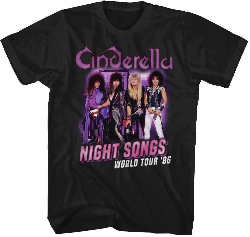 Night Songs World Tour Cinderella T-Shirt