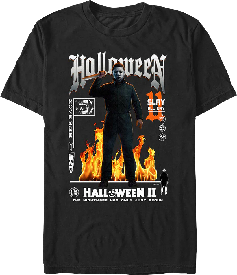 Nightmare Flames Halloween II T-Shirt