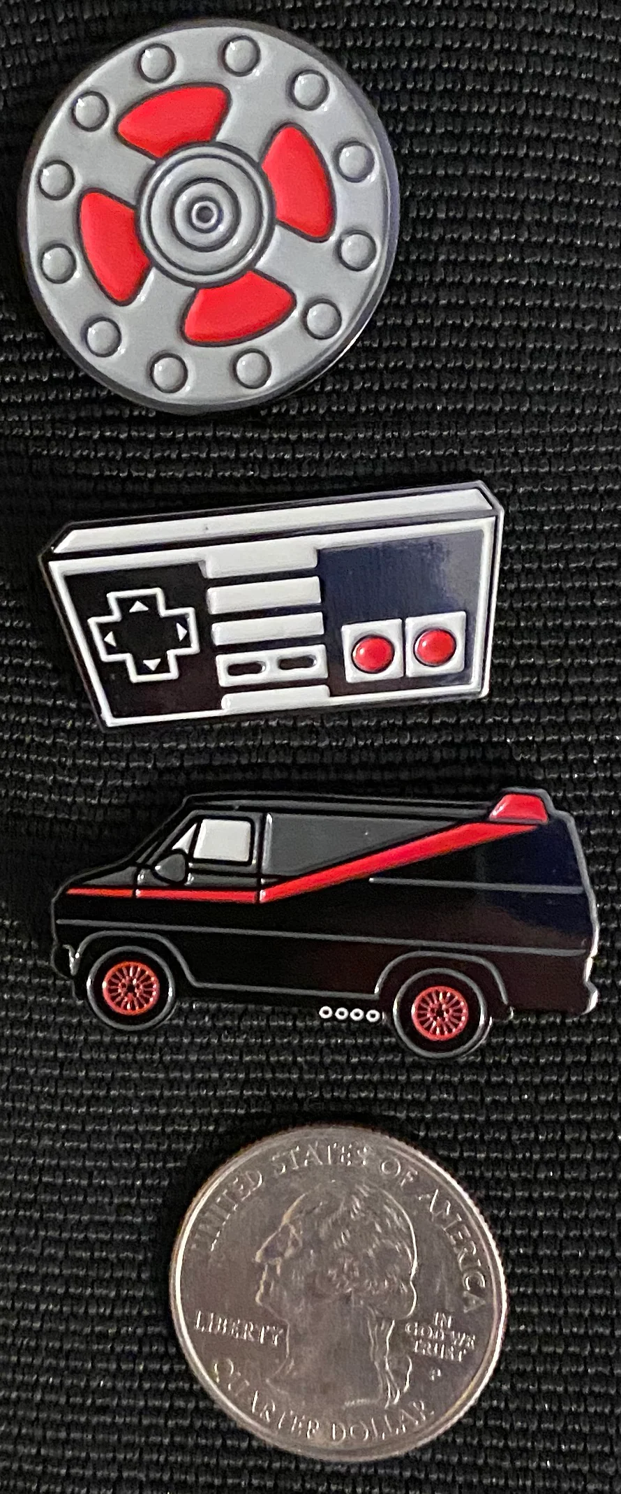 80sTees.com 20th Anniversary Enamel Pin Set - Series 1 - Image 3