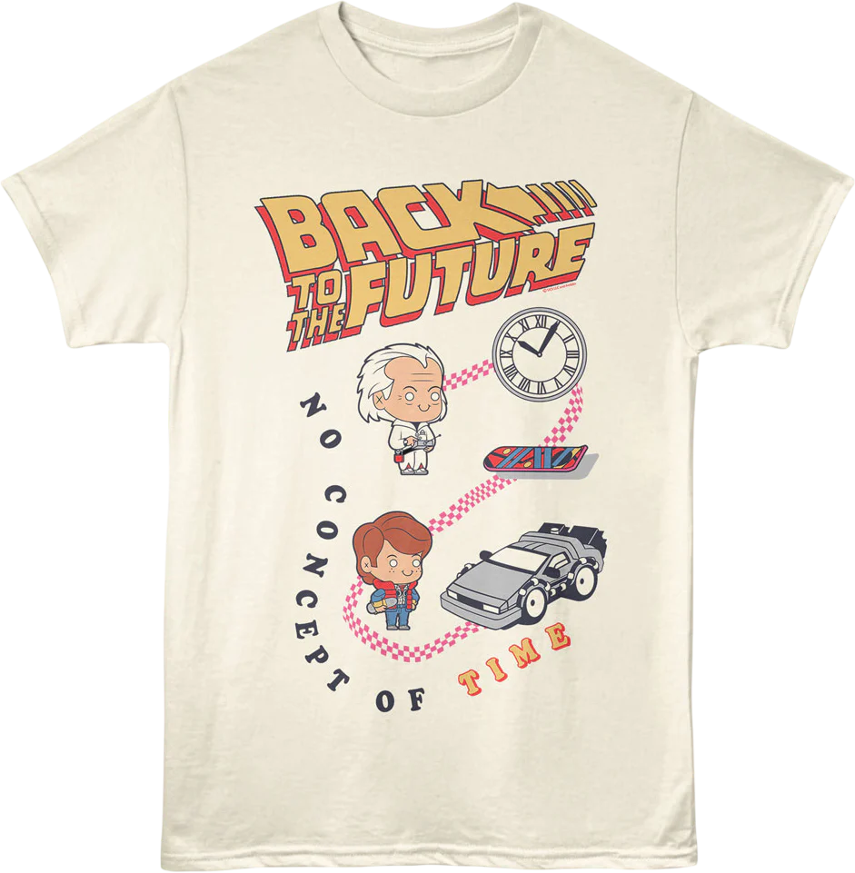 No Concept Of Time Back To The Future T-Shirt