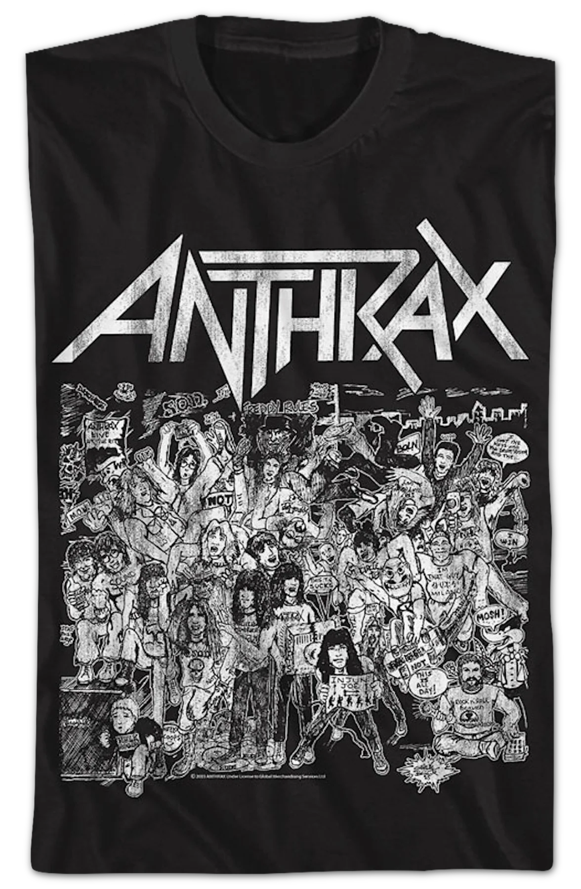 No Frills Anthrax T-Shirt - Image 2