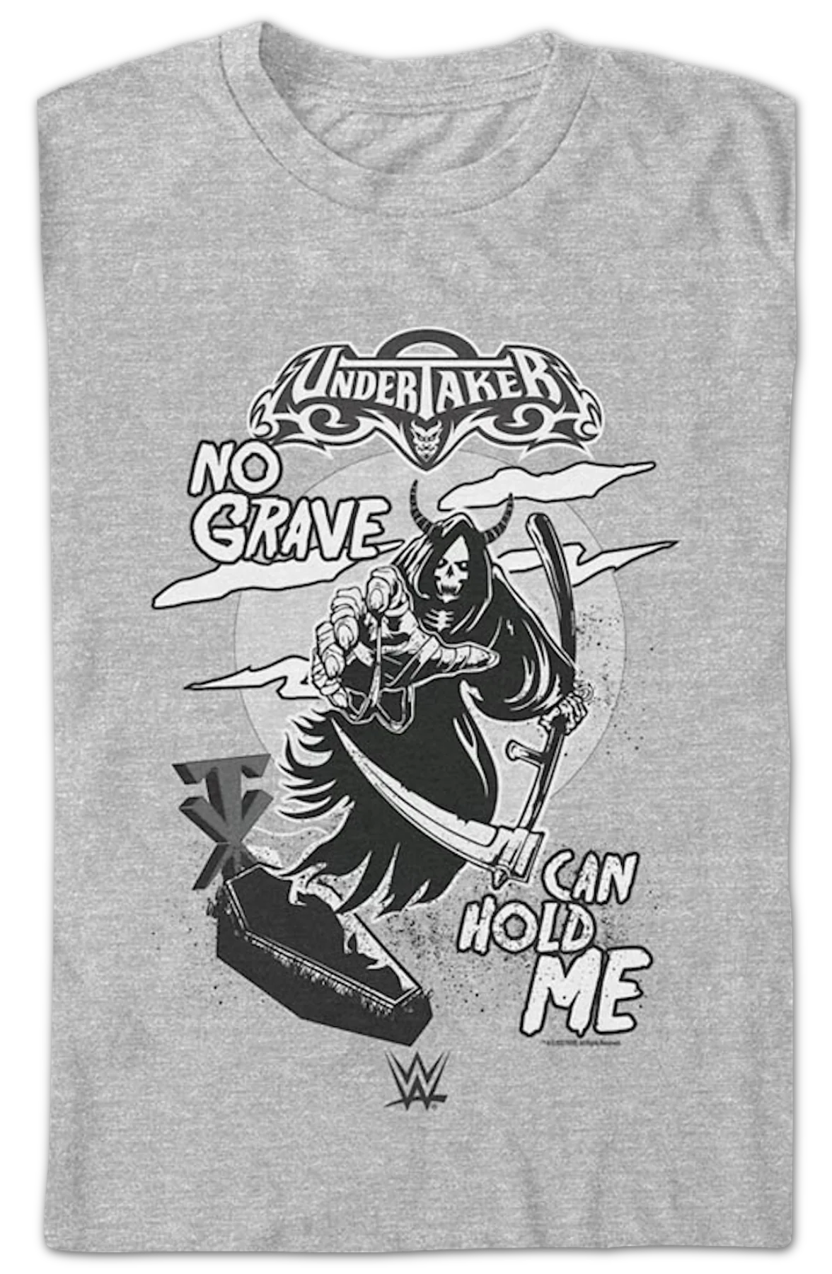 No Grave Can Hold Me Undertaker T-Shirt - Image 2