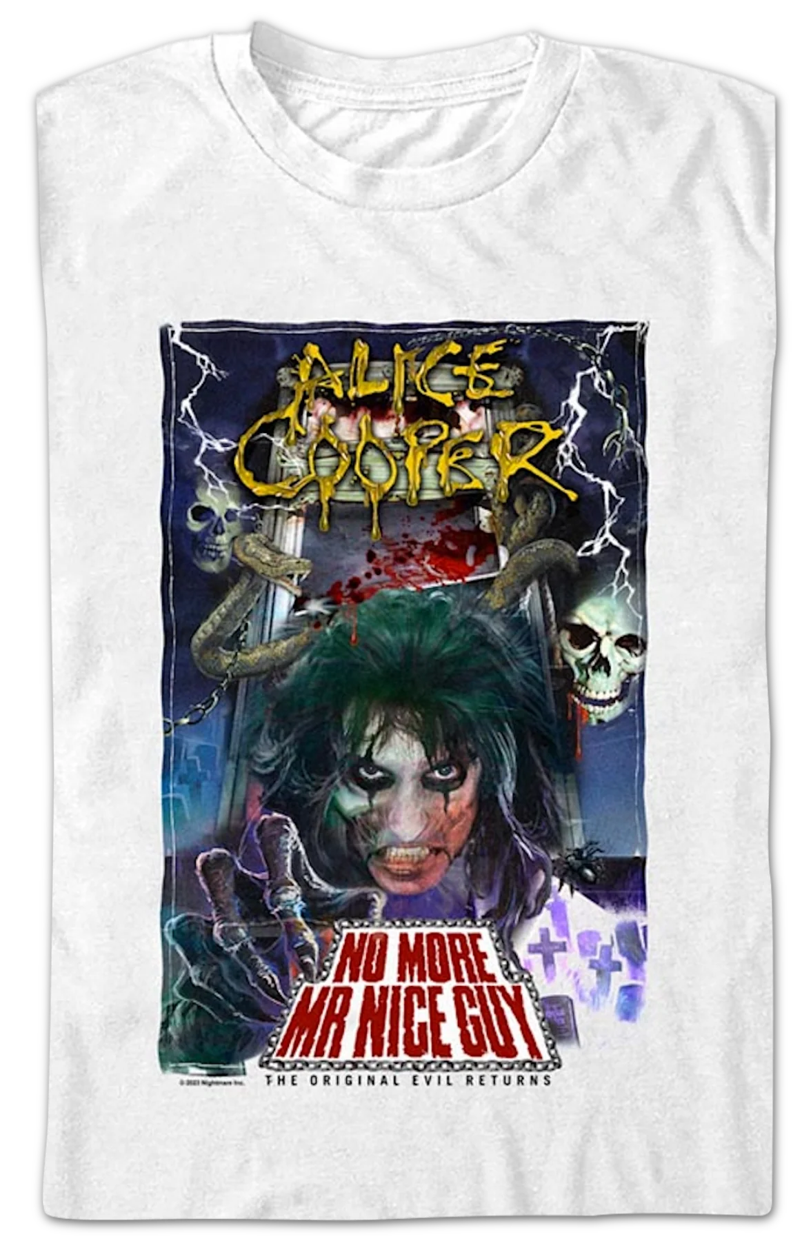 No More Mr. Nice Guy Alice Cooper T-Shirt - Image 2
