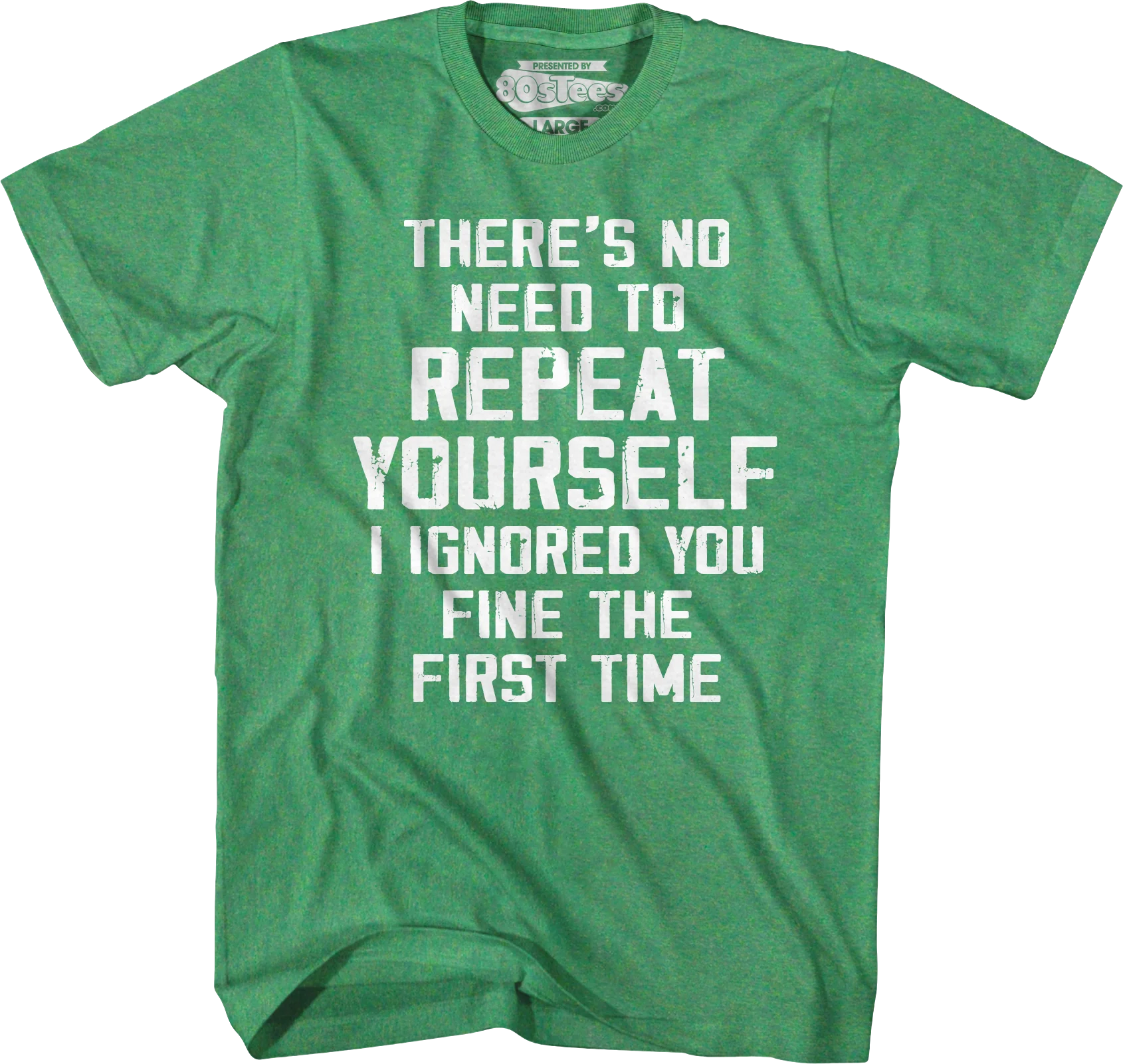 No Need To Repeat Yourself T-Shirt - Image 3