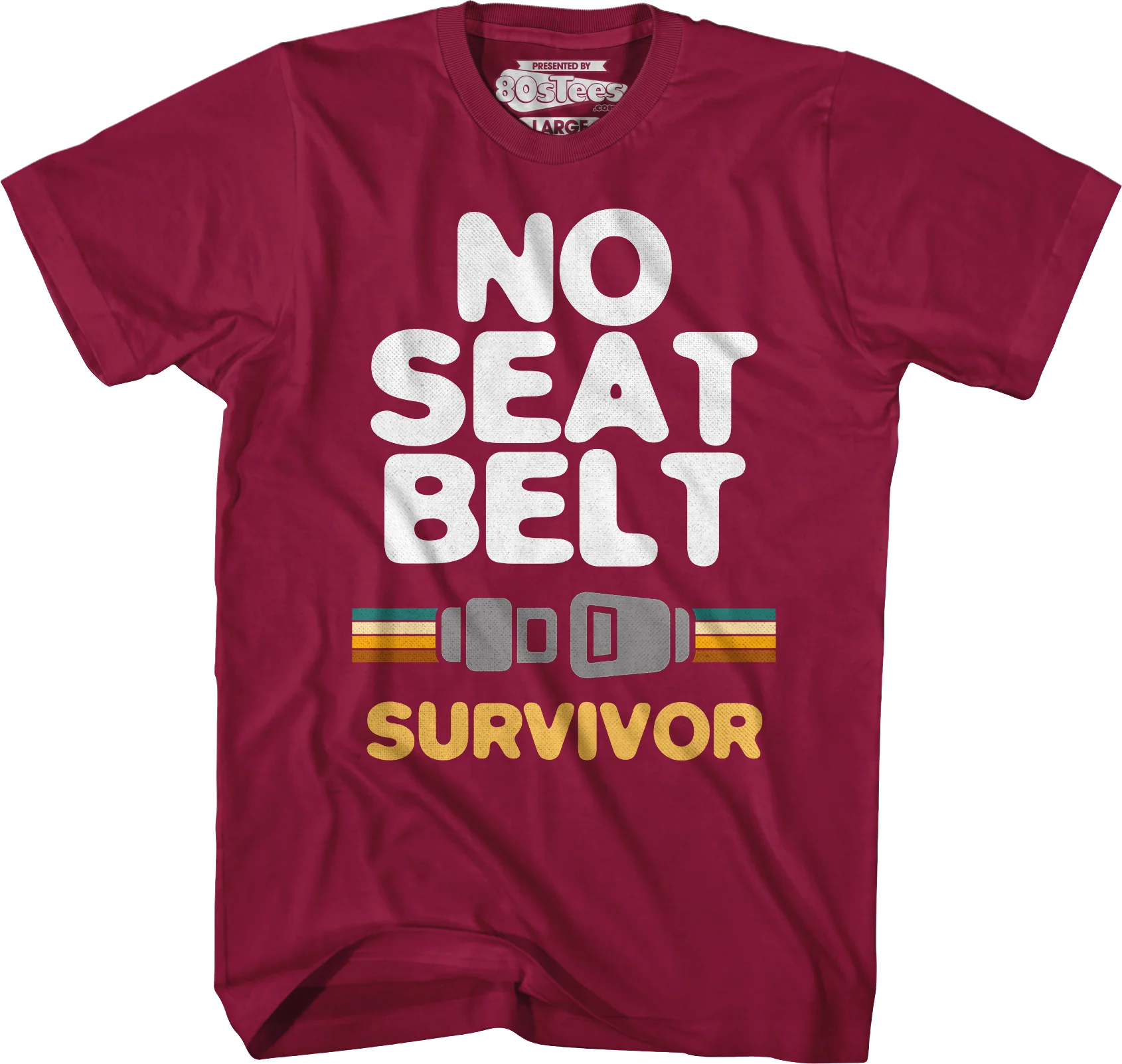 No Seat Belt Survivor T-Shirt - Image 3
