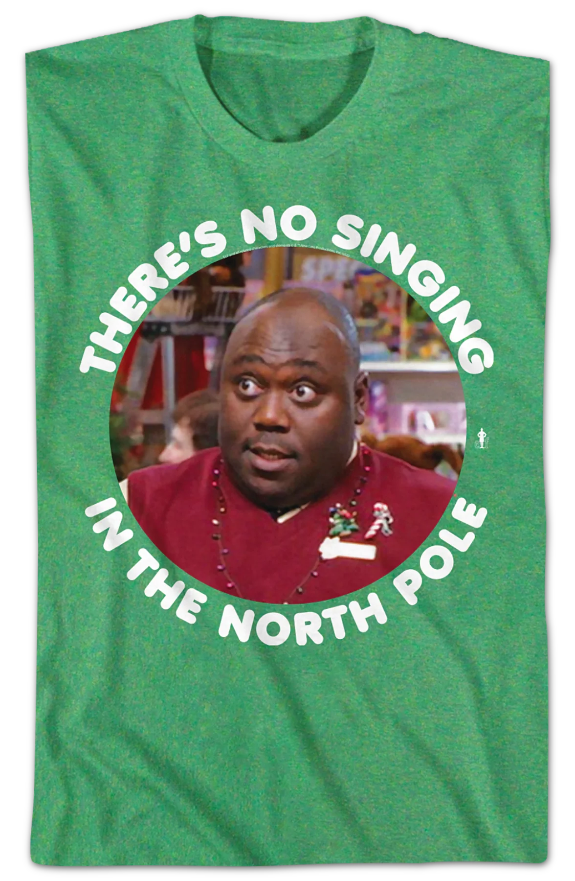 No Singing In The North Pole Elf T-Shirt - Image 2