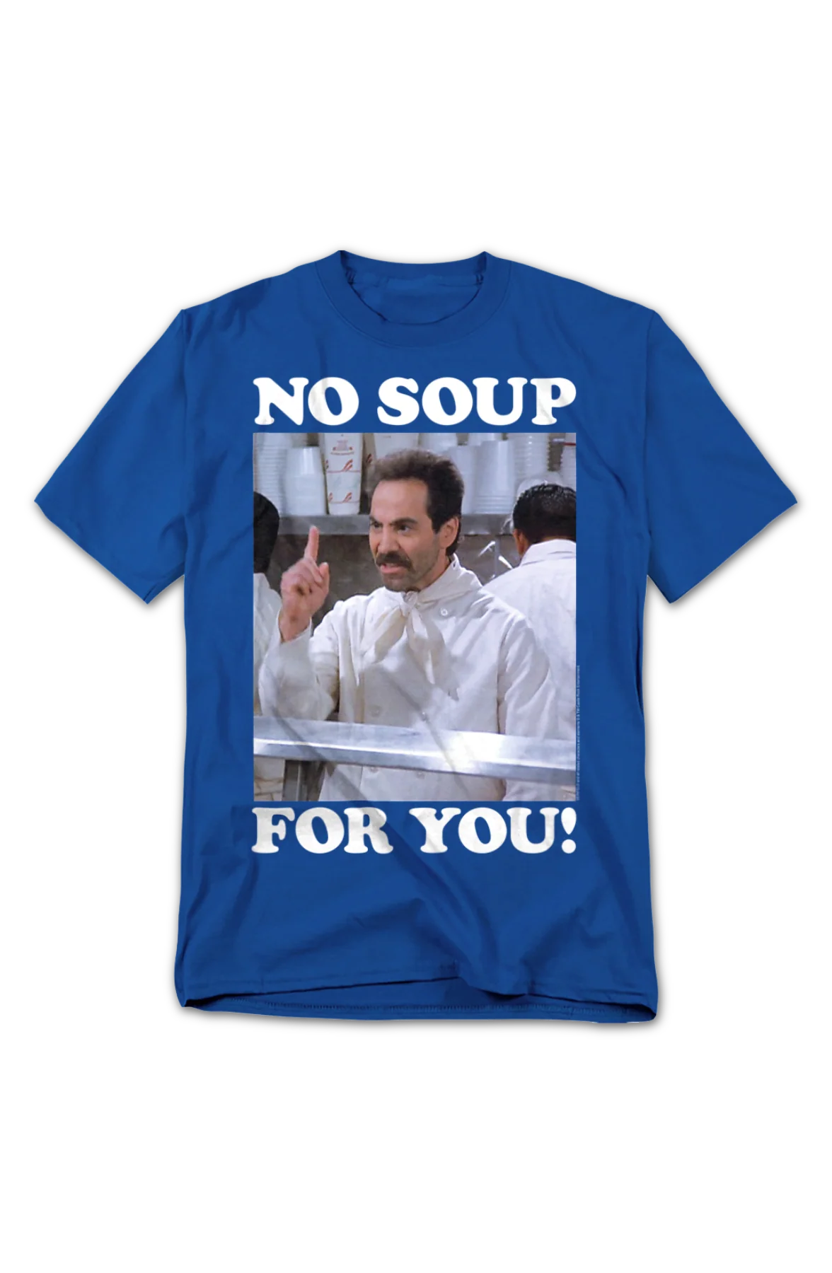No Soup For You Photo Seinfeld T-Shirt - Image 2