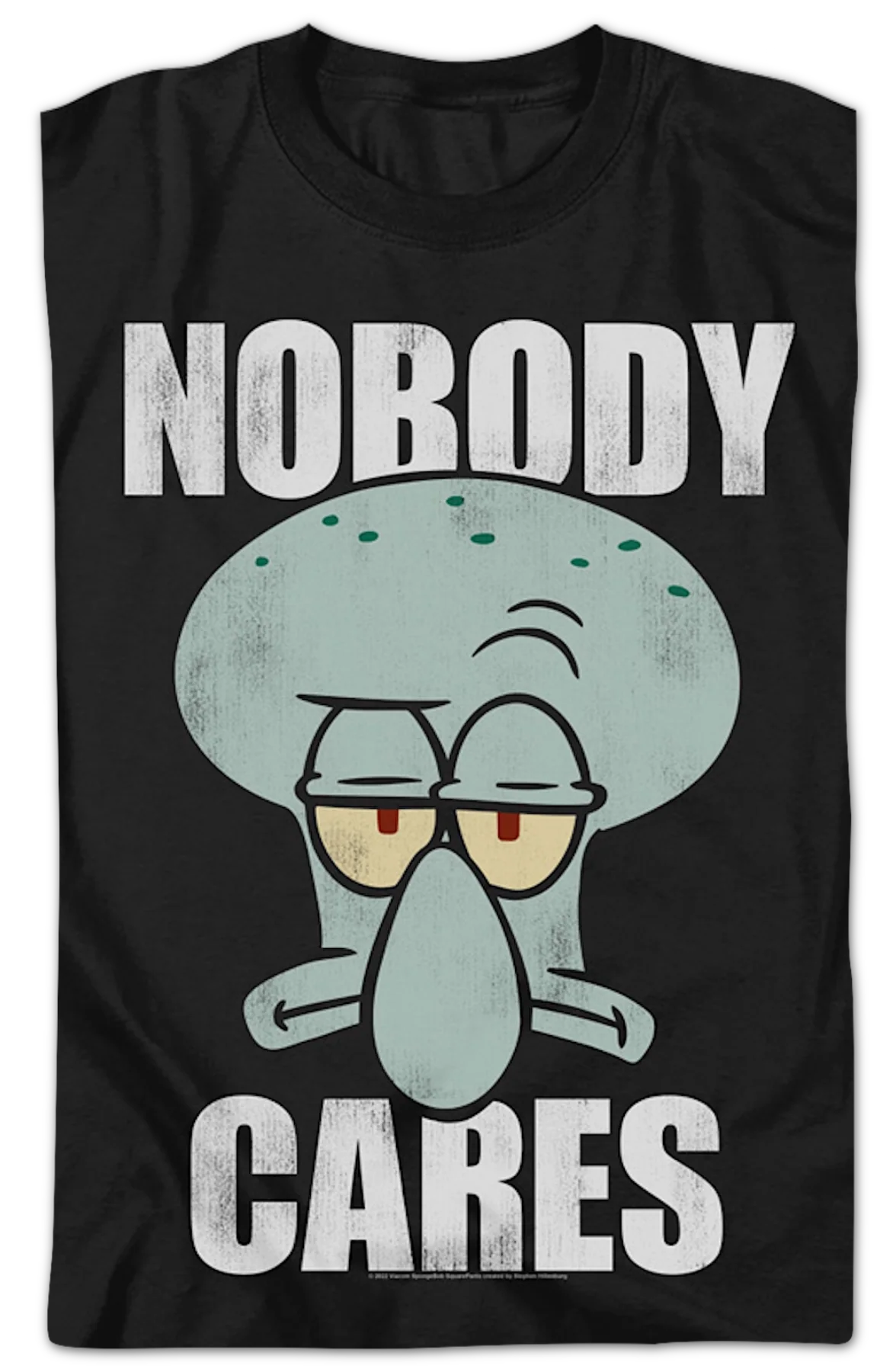 Nobody Cares SpongeBob SquarePants T-Shirt - Image 2