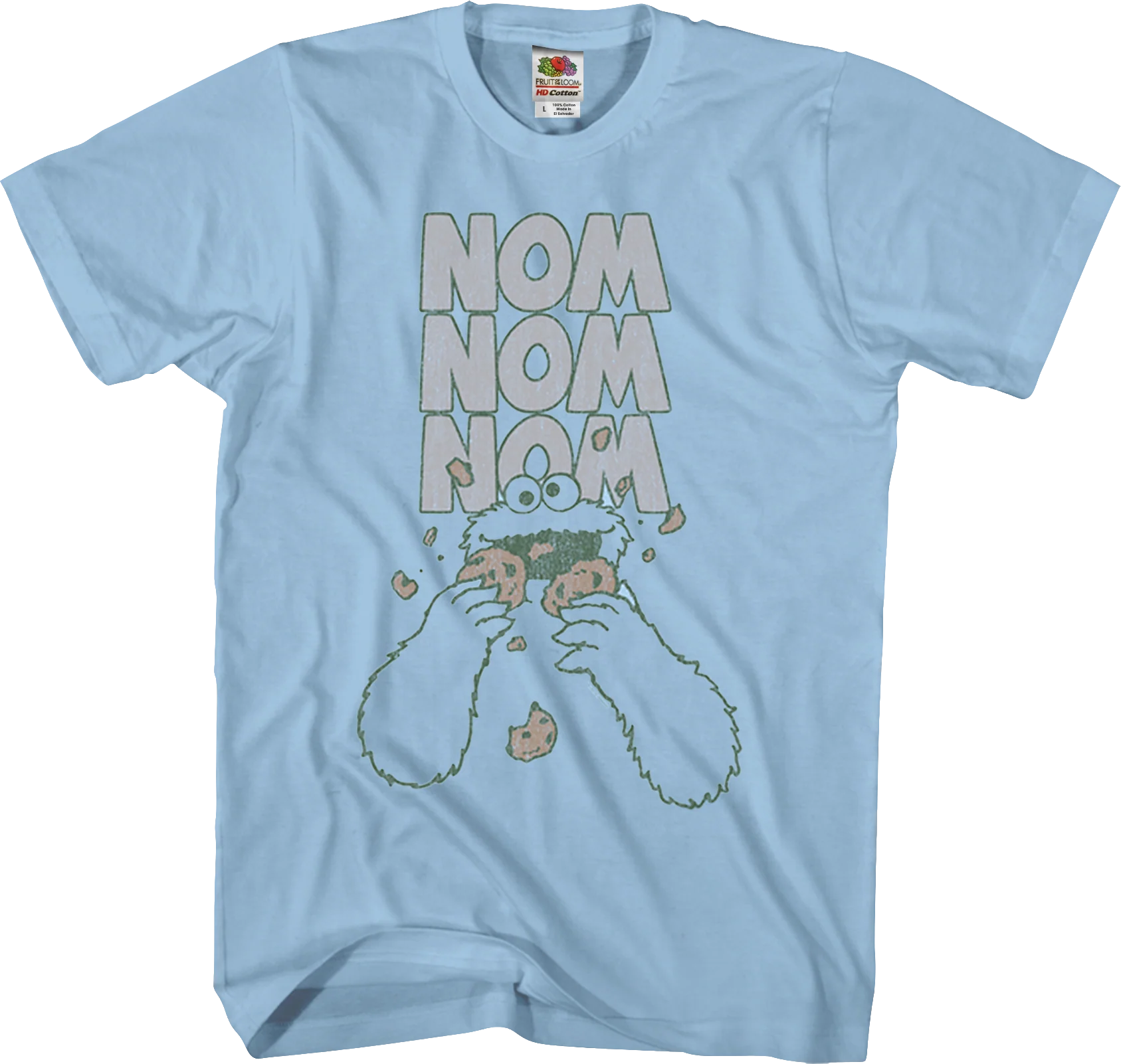 Nom Nom Nom Cookie Monster T-Shirt