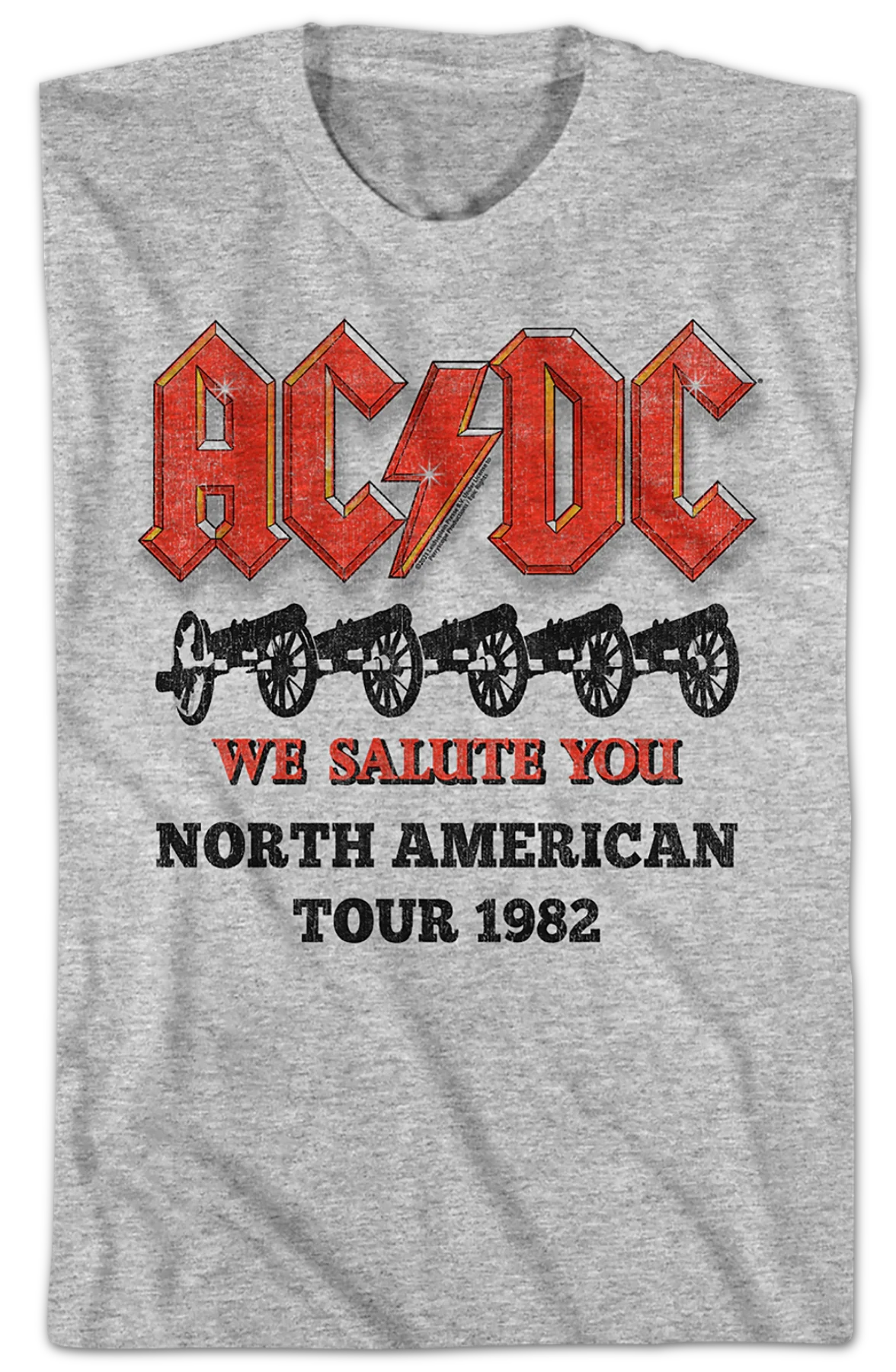 North American Tour 1982 ACDC Shirt - Image 2
