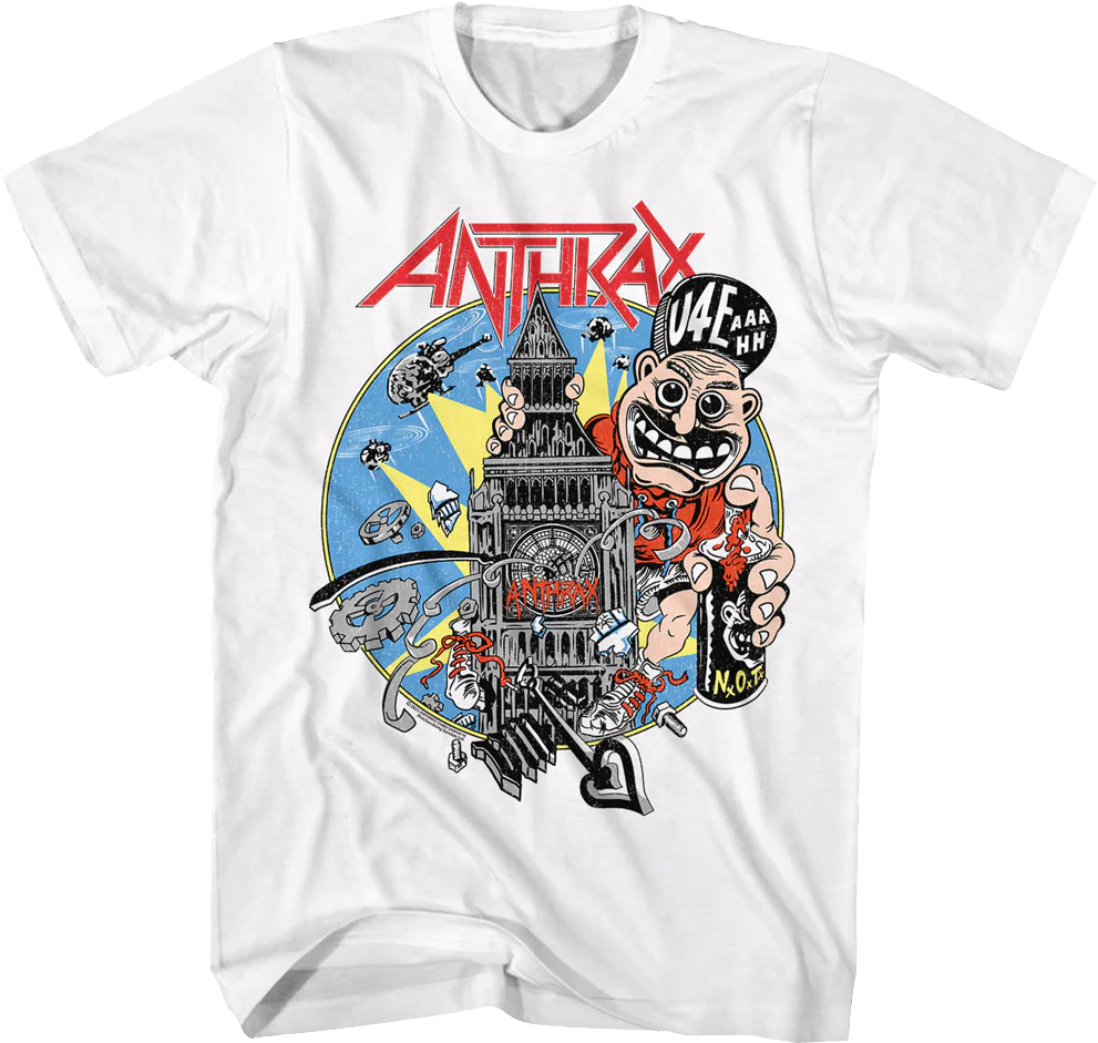 Not Man Graffiti Anthrax T-Shirt