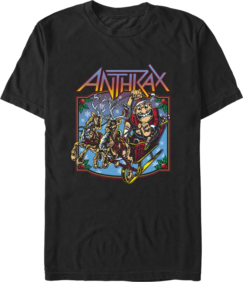 Not Man Is Coming To Town Anthrax T-Shirt