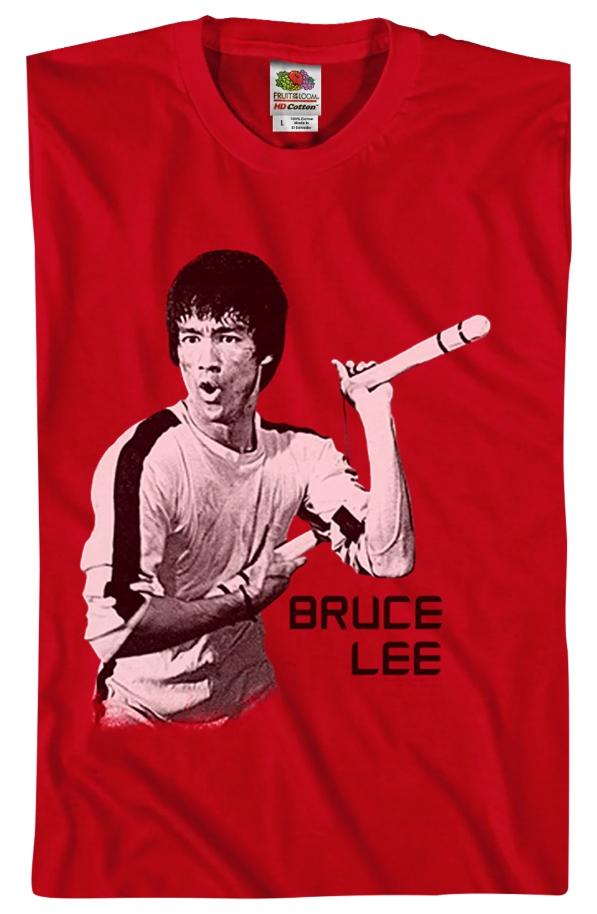 Nunchucks Bruce Lee T-Shirt - Image 2