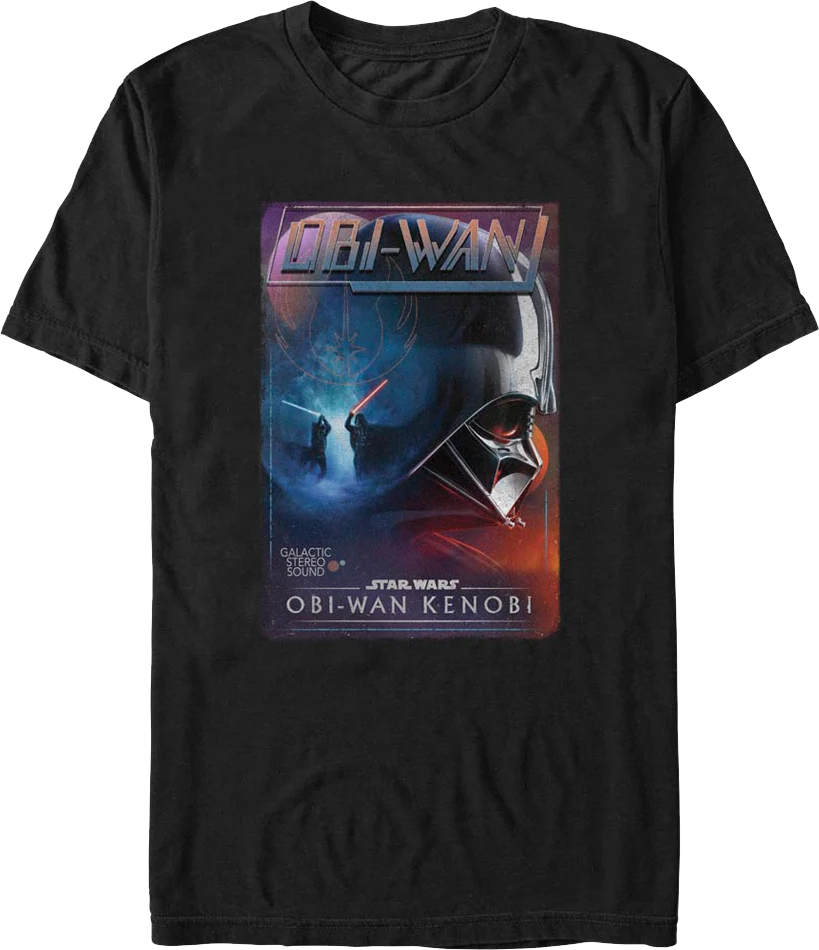 Obi-Wan Kenobi Galactic Stereo Sound Star Wars T-Shirt