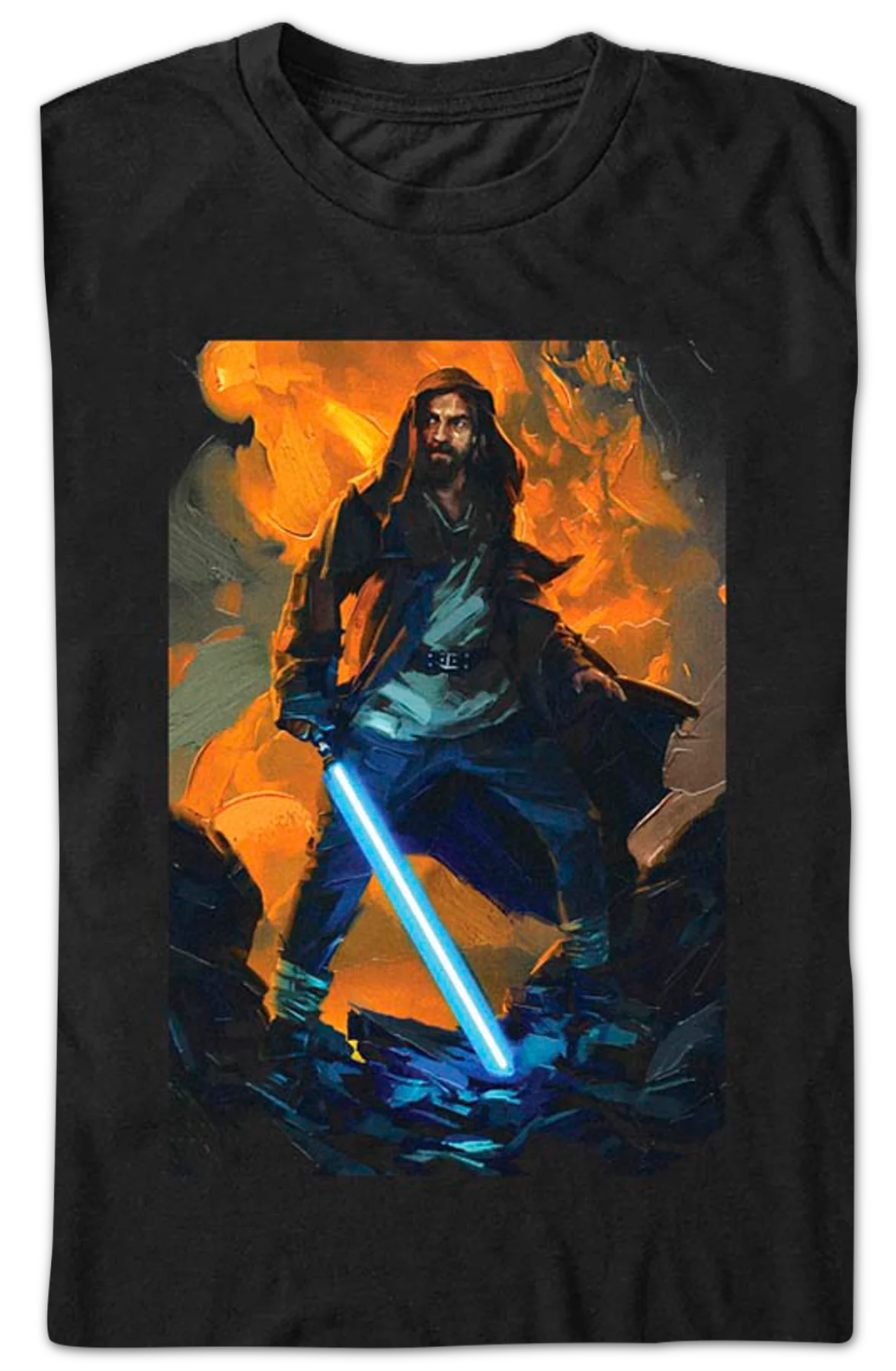 Obi-Wan Kenobi Painting Star Wars T-Shirt - Image 2