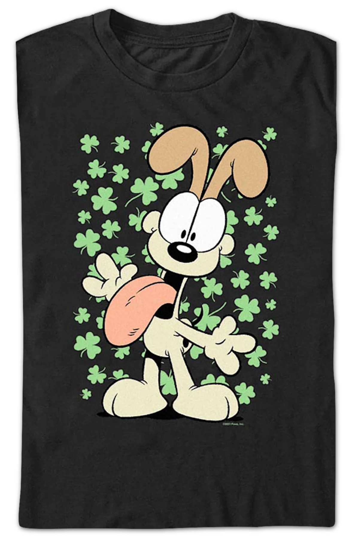 Odie's Four-Leaf Clovers Garfield T-Shirt - Image 2