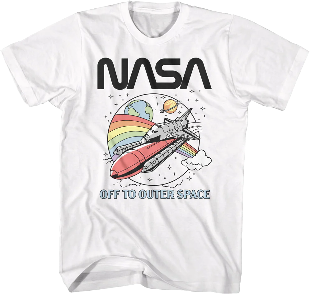 Off To Outer Space NASA T-Shirt