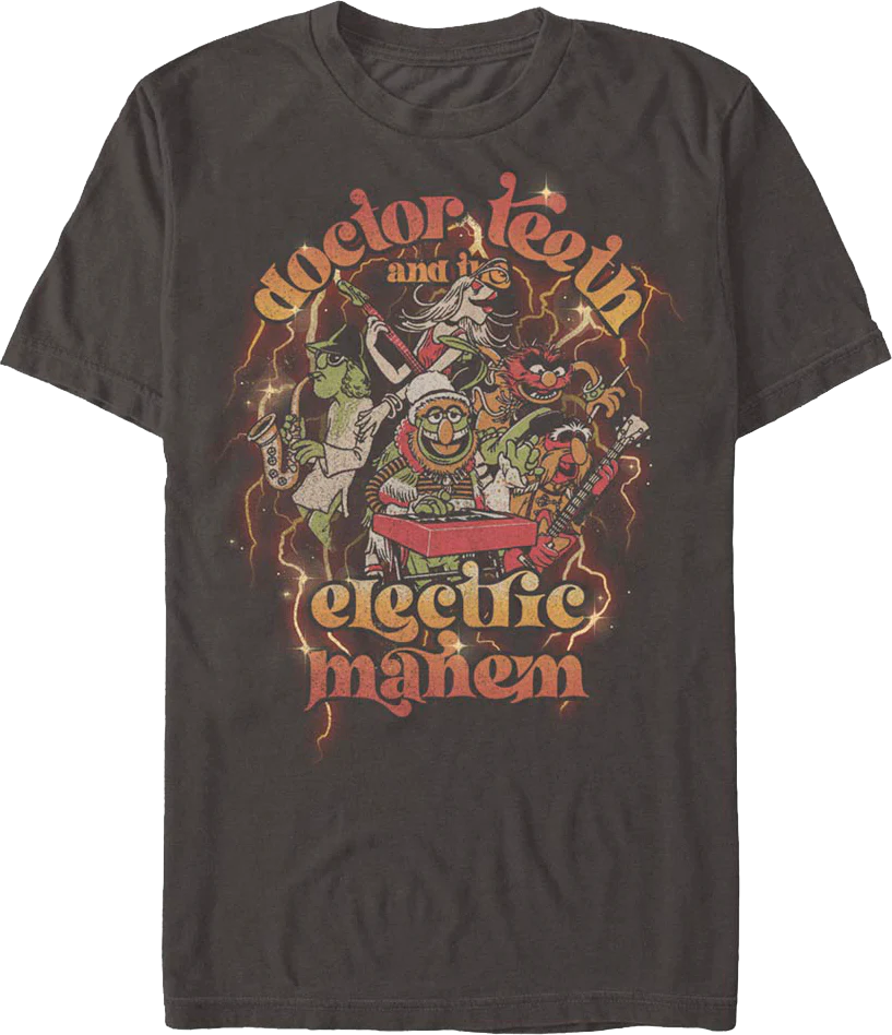Old Dr. Teeth and The Electric Mayhem Muppets T-Shirt