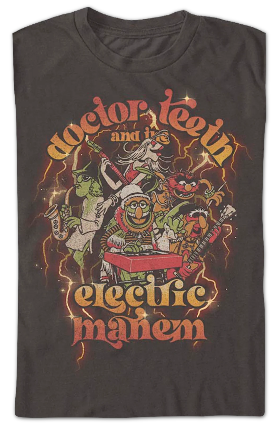 Old Dr. Teeth and The Electric Mayhem Muppets T-Shirt - Image 2