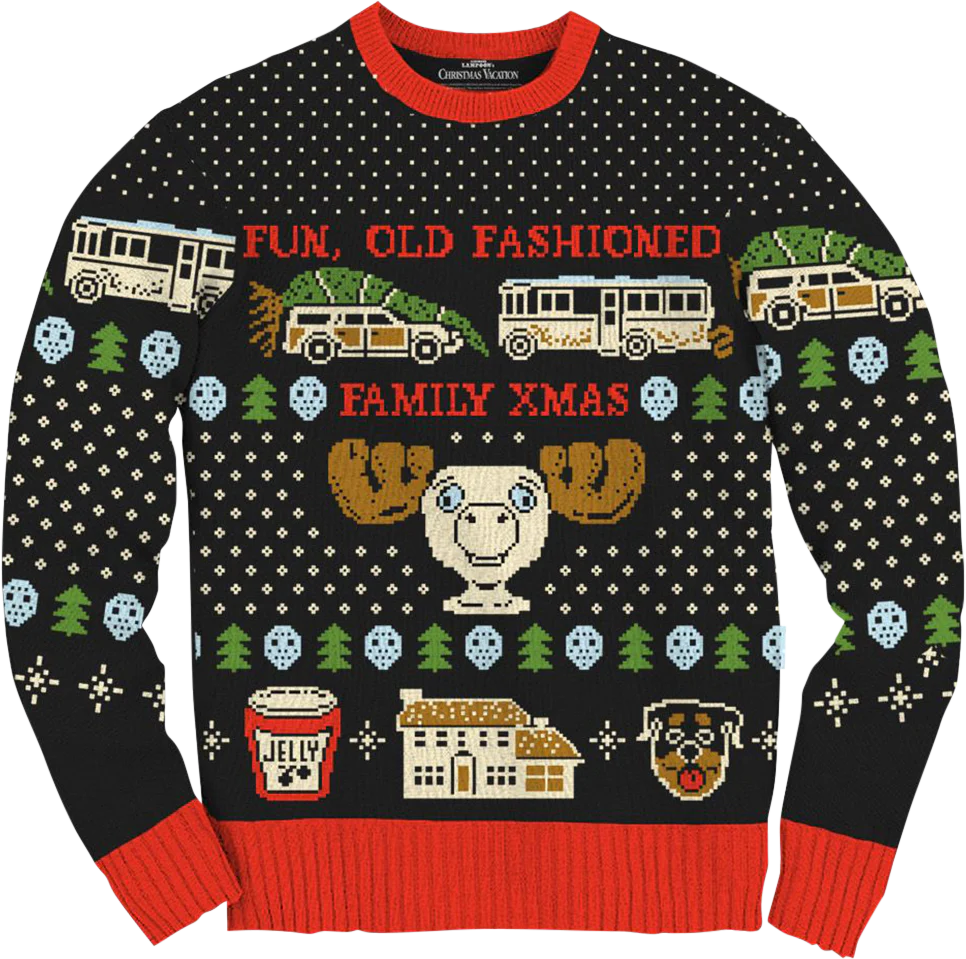 Old Fashioned Christmas Vacation Ugly Sweater