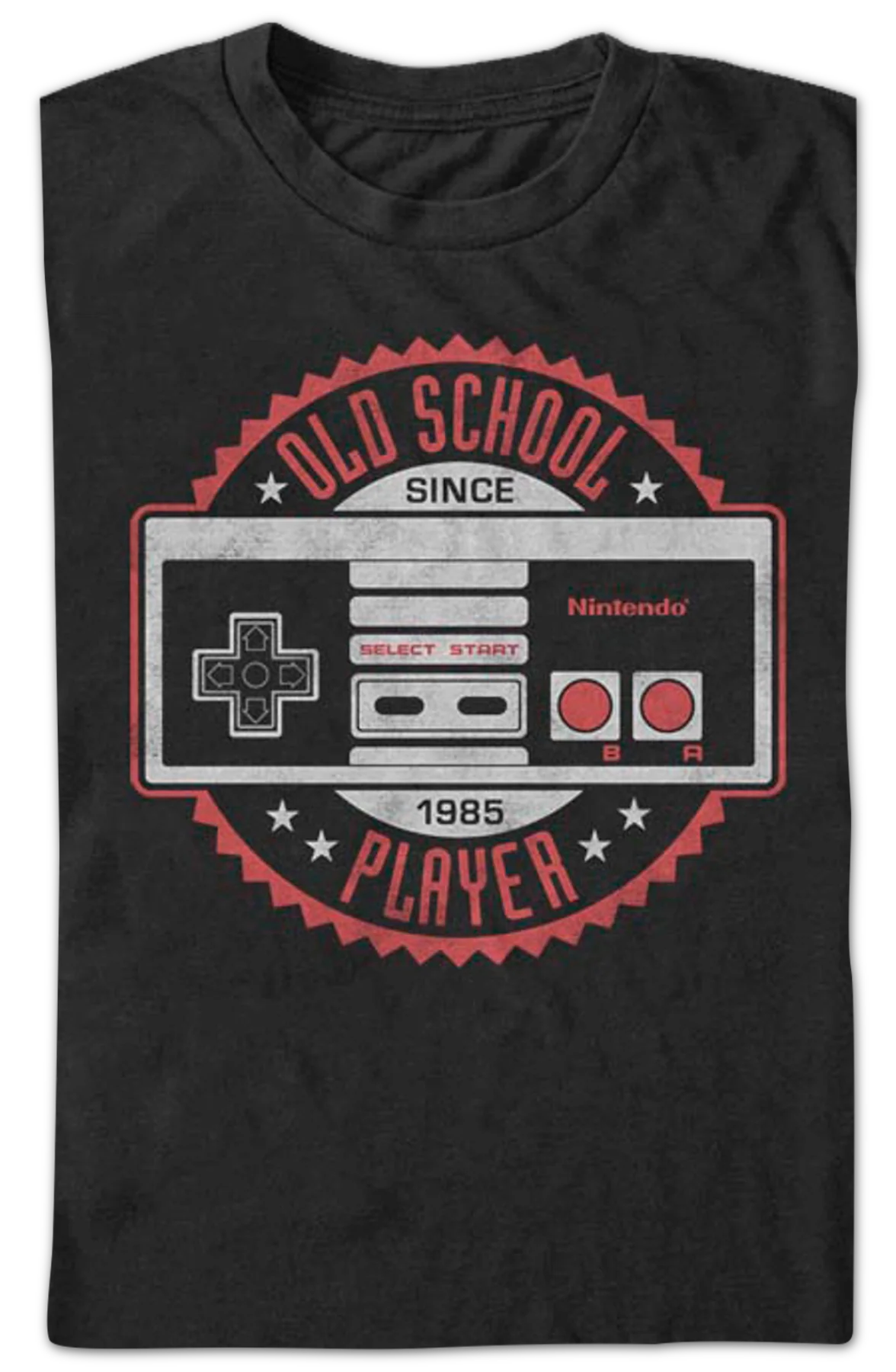 Old School Player Nintendo T-Shirt - Image 2