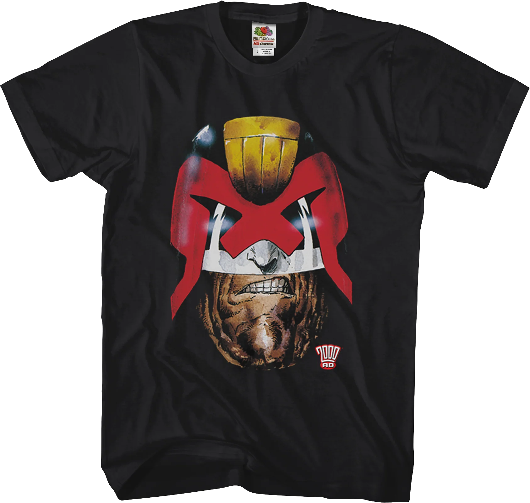 Old Stony Face Judge Dredd T-Shirt
