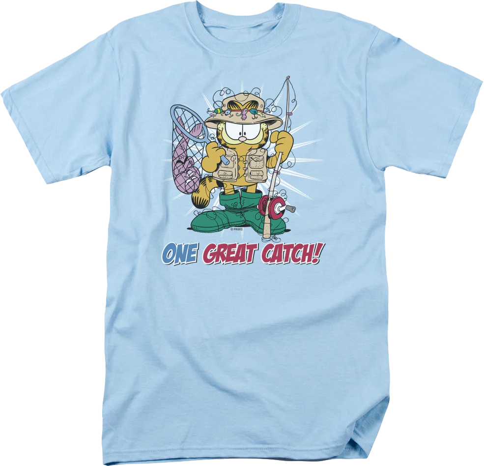 One Great Catch Garfield T-Shirt