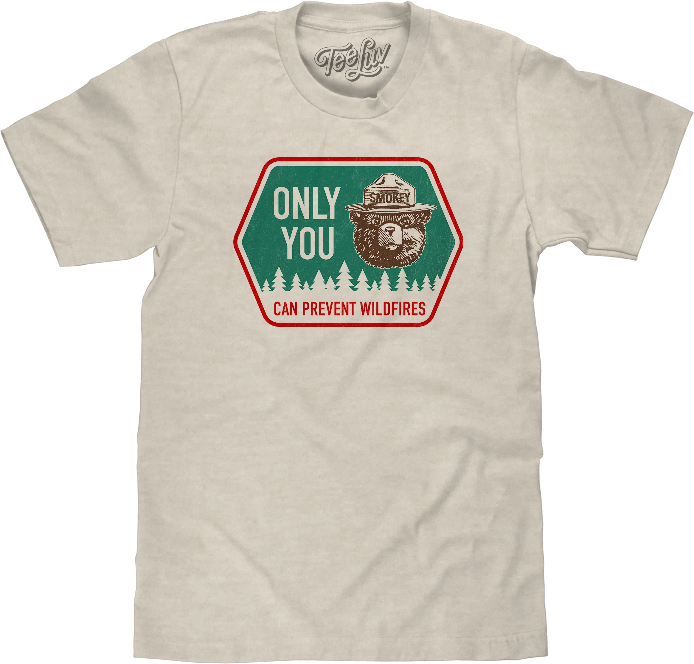 Only You Can Prevent Wildfires Smokey Bear T-Shirt