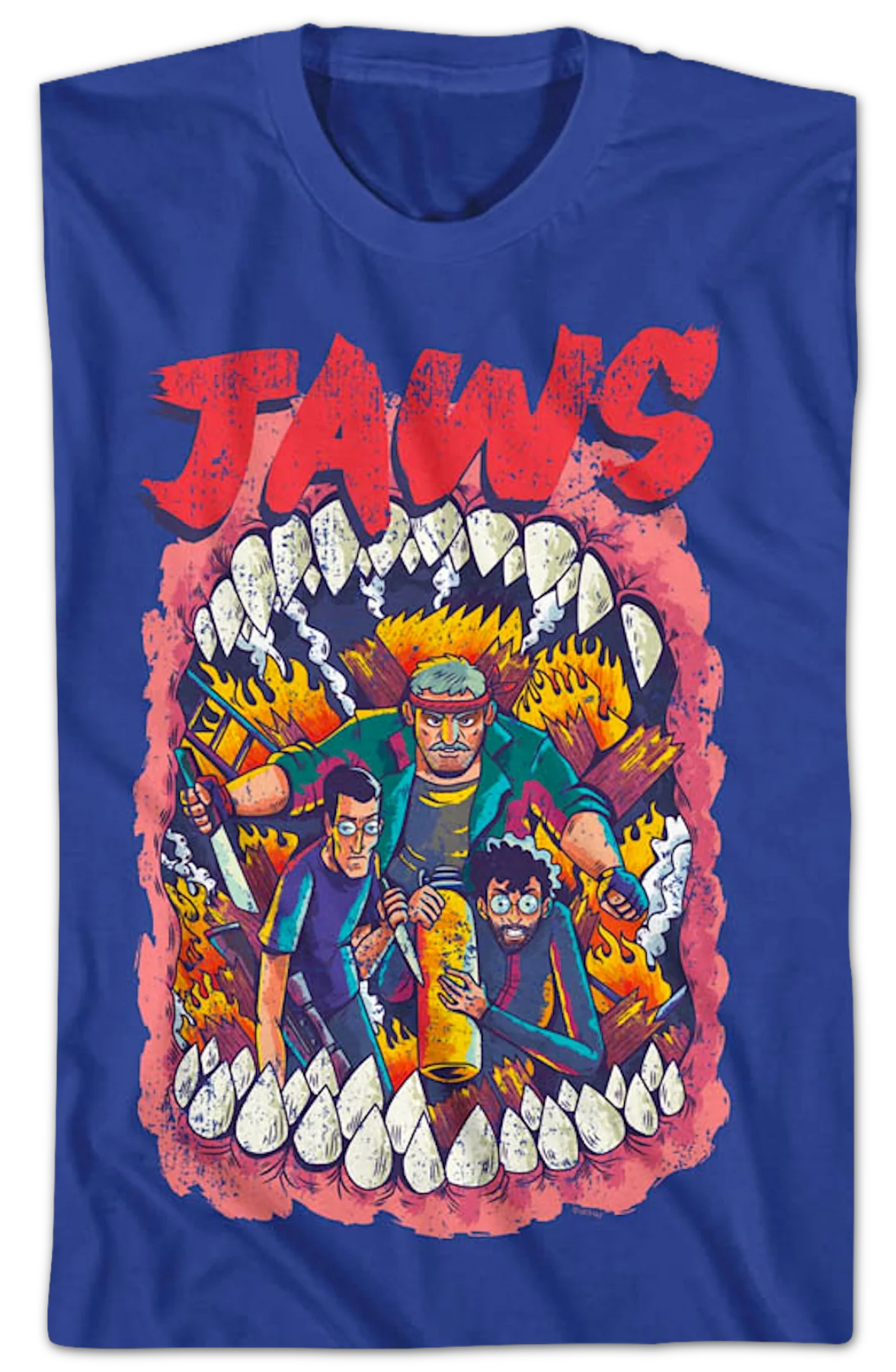 Open Mouth Illustration Jaws T-Shirt - Image 2