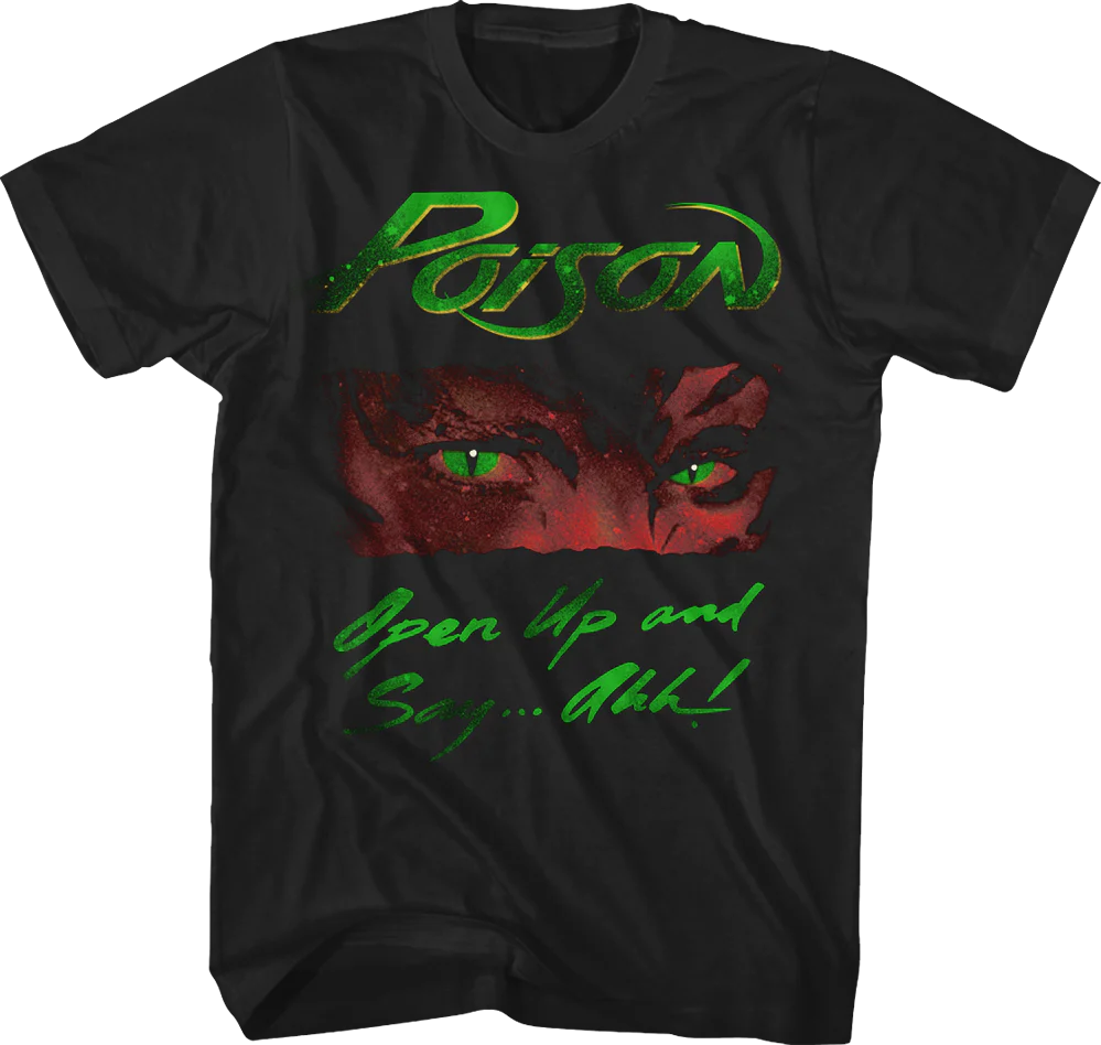 Open Up and Say Ahh Album Cover Poison T-Shirt