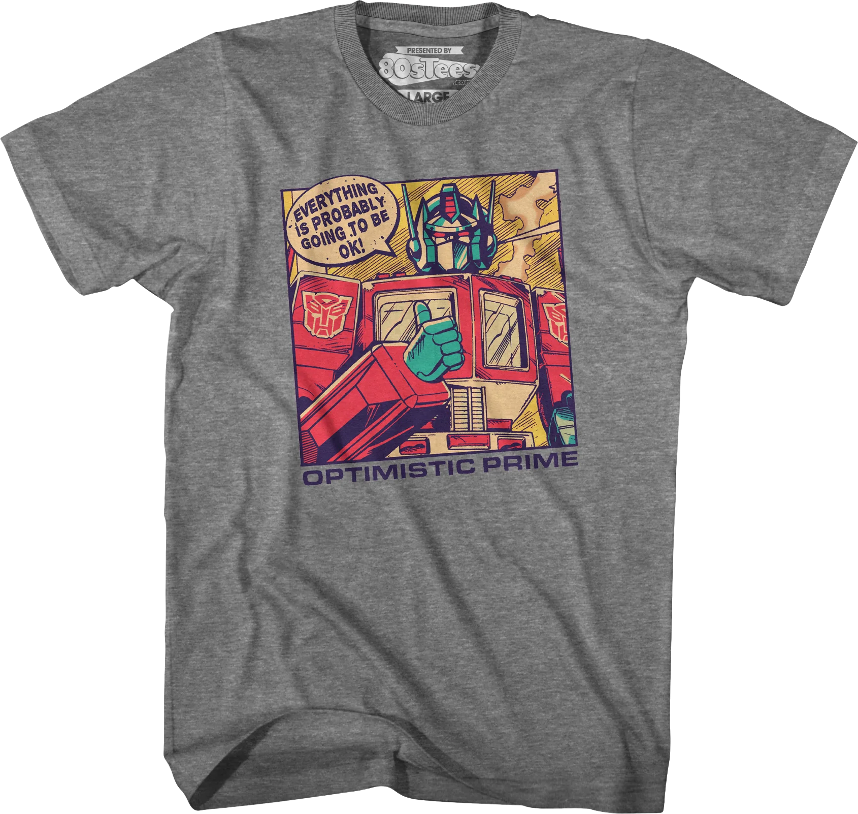 Optimistic Prime Transformers T-Shirt