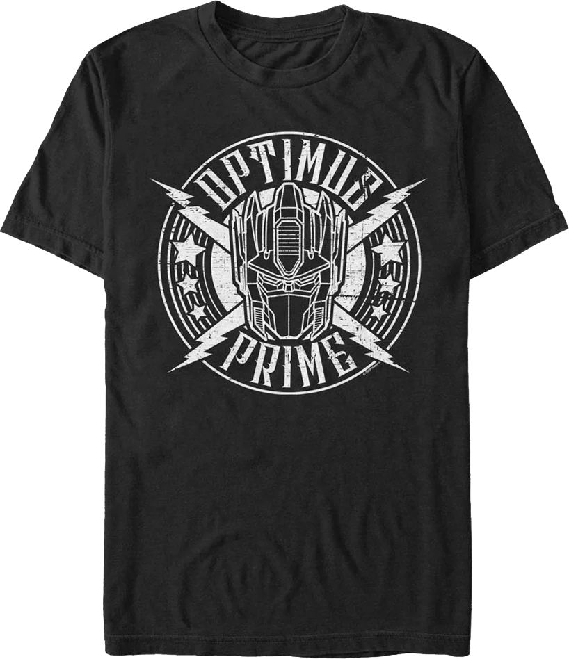 Optimus Prime Badge Transformers T-Shirt