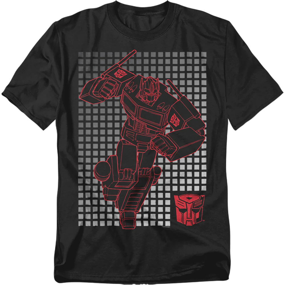 Optimus Prime Grid Transformers T-Shirt