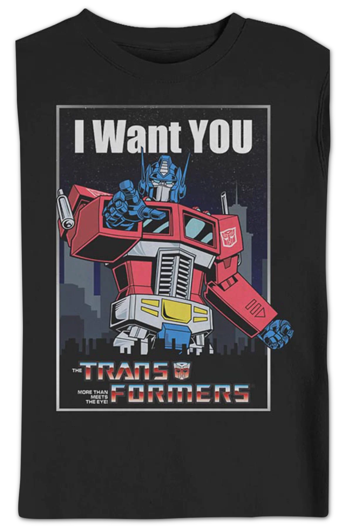 Optimus Prime I Want You Poster Transformers Sweatshirt - Image 2