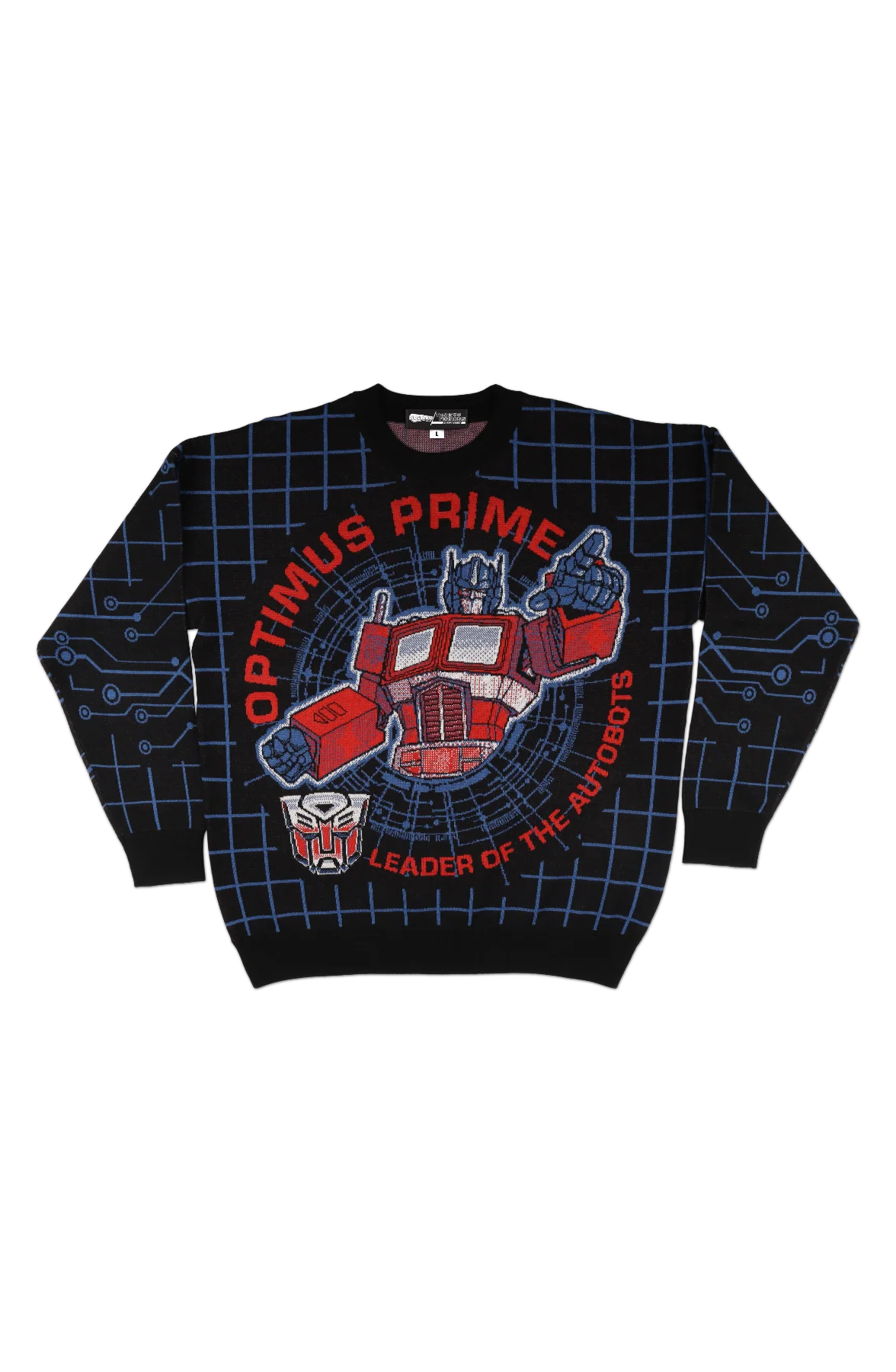 Optimus Prime Leader Of The Autobots Transformers Knitted Sweater - Image 2