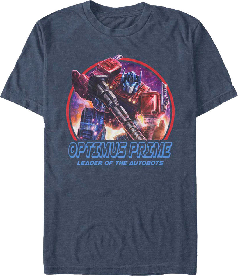 Optimus Prime Leader Of The Autobots Transformers T-Shirt